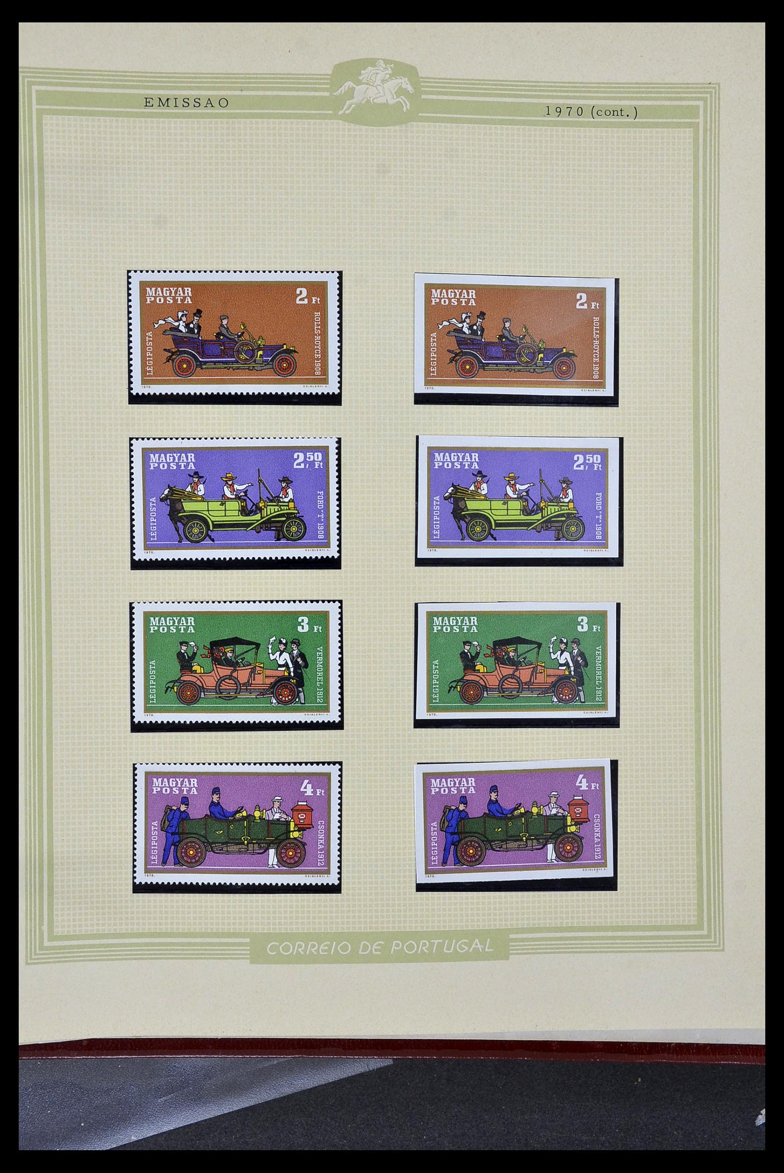 34230 303 - Postzegelverzameling 34230 Hongarije ONGETAND 1958-1970.