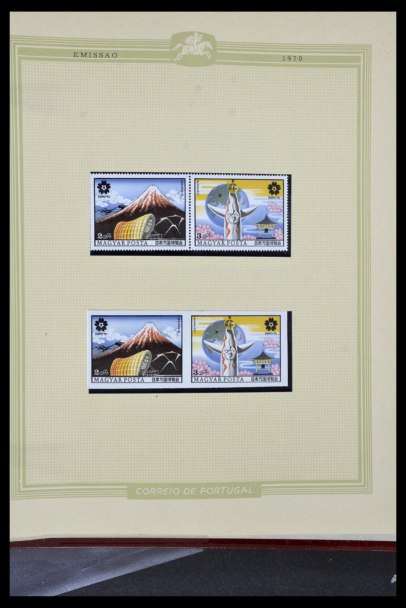 34230 306 - Postzegelverzameling 34230 Hongarije ONGETAND 1958-1970.
