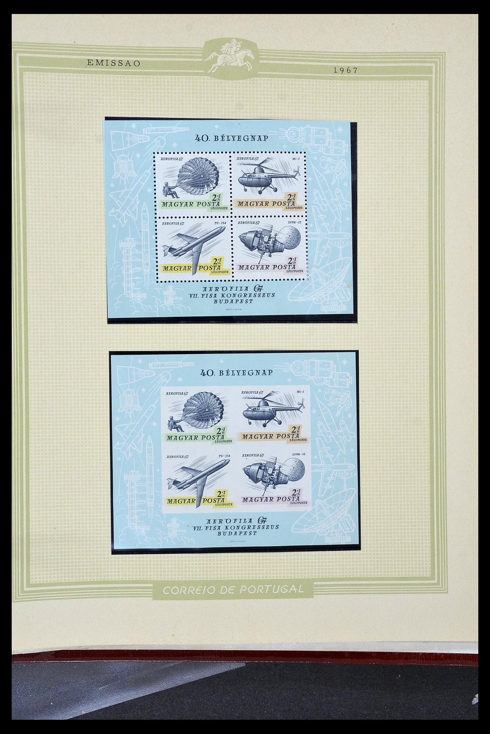 34230 311 - Postzegelverzameling 34230 Hongarije ONGETAND 1958-1970.