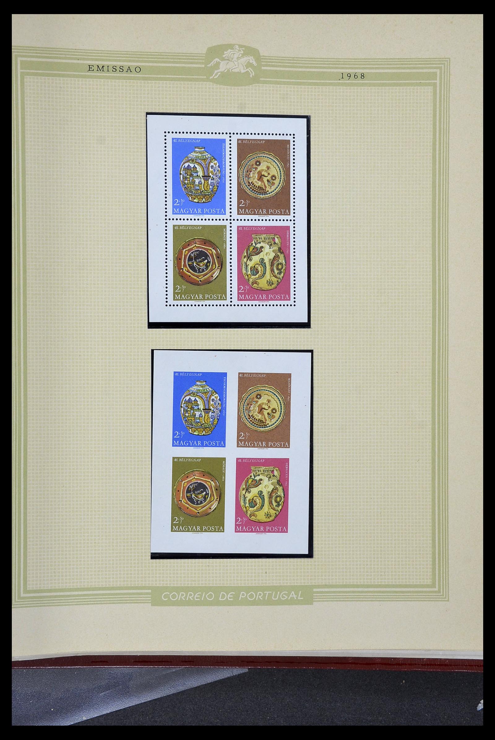 34230 318 - Postzegelverzameling 34230 Hongarije ONGETAND 1958-1970.