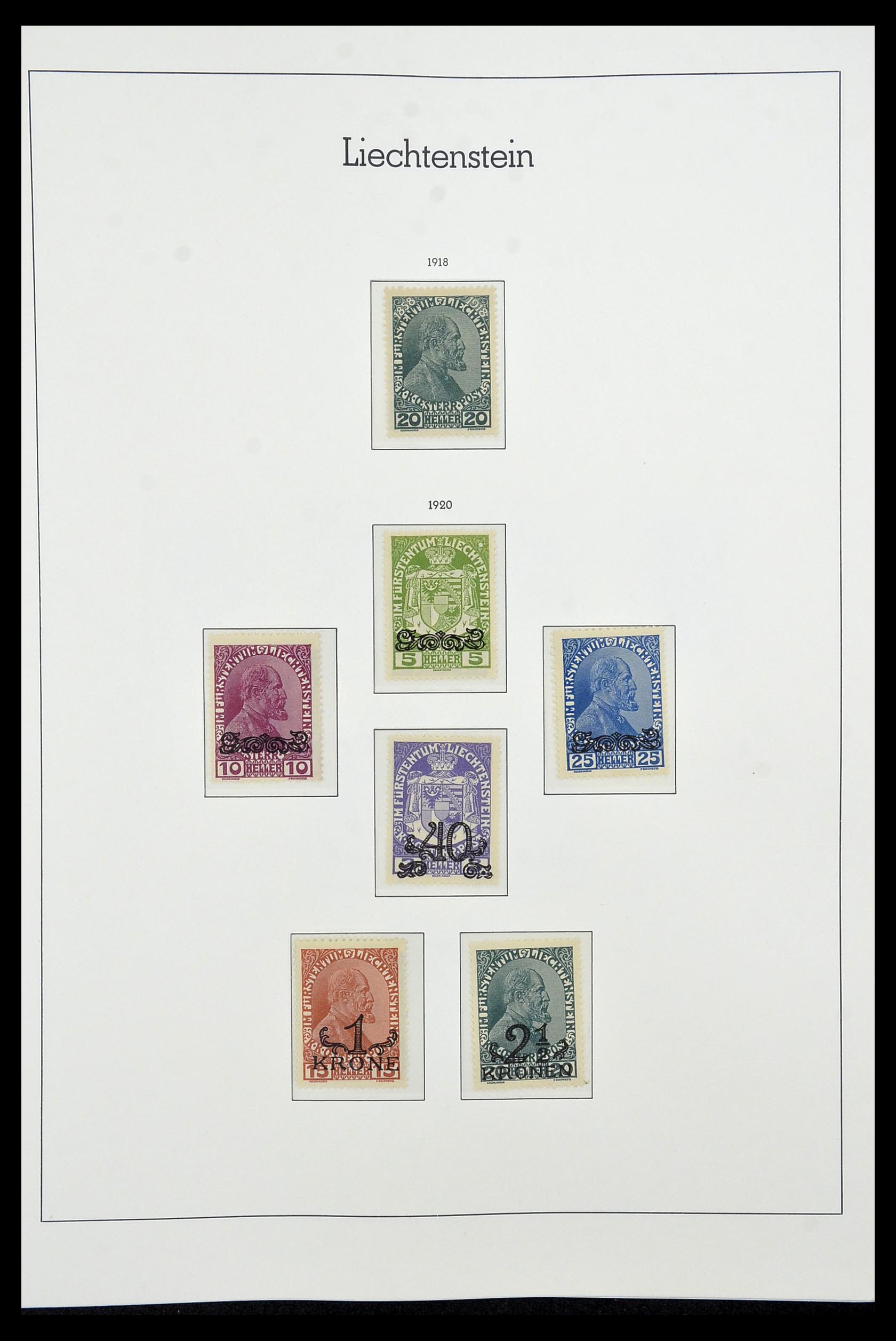 34231 002 - Stamp collection 34231 Liechtenstein 1912-2020!