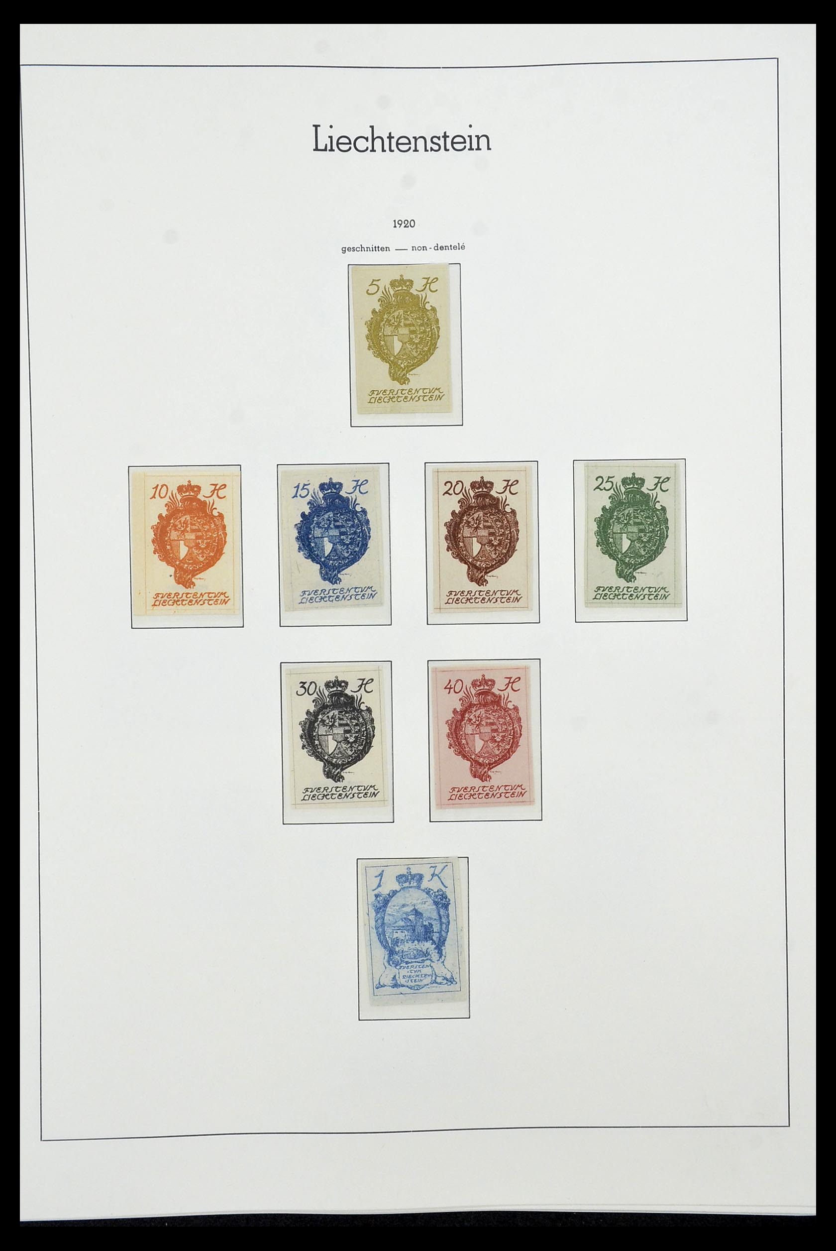 34231 003 - Postzegelverzameling 34231 Liechtenstein 1912-2020!