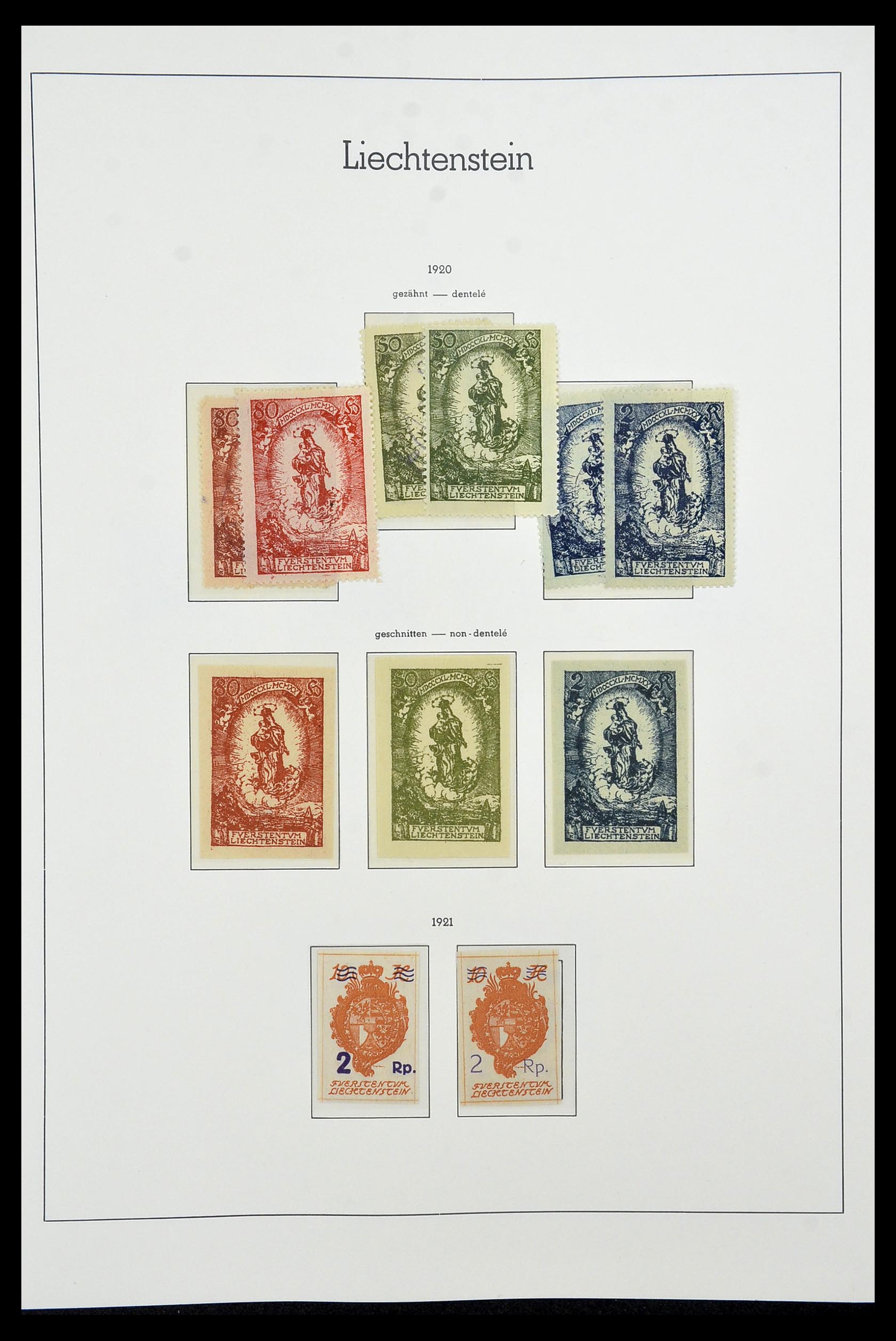 34231 005 - Stamp collection 34231 Liechtenstein 1912-2020!