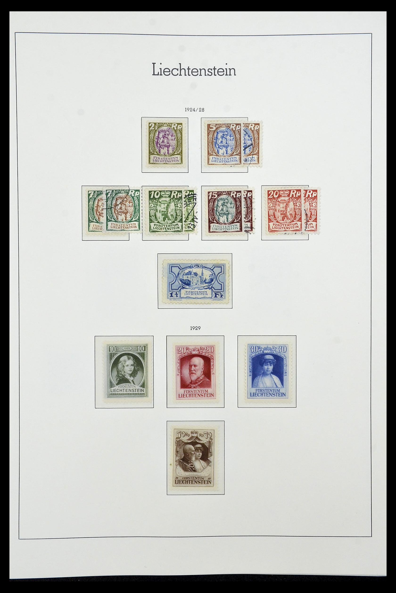 34231 010 - Postzegelverzameling 34231 Liechtenstein 1912-2020!