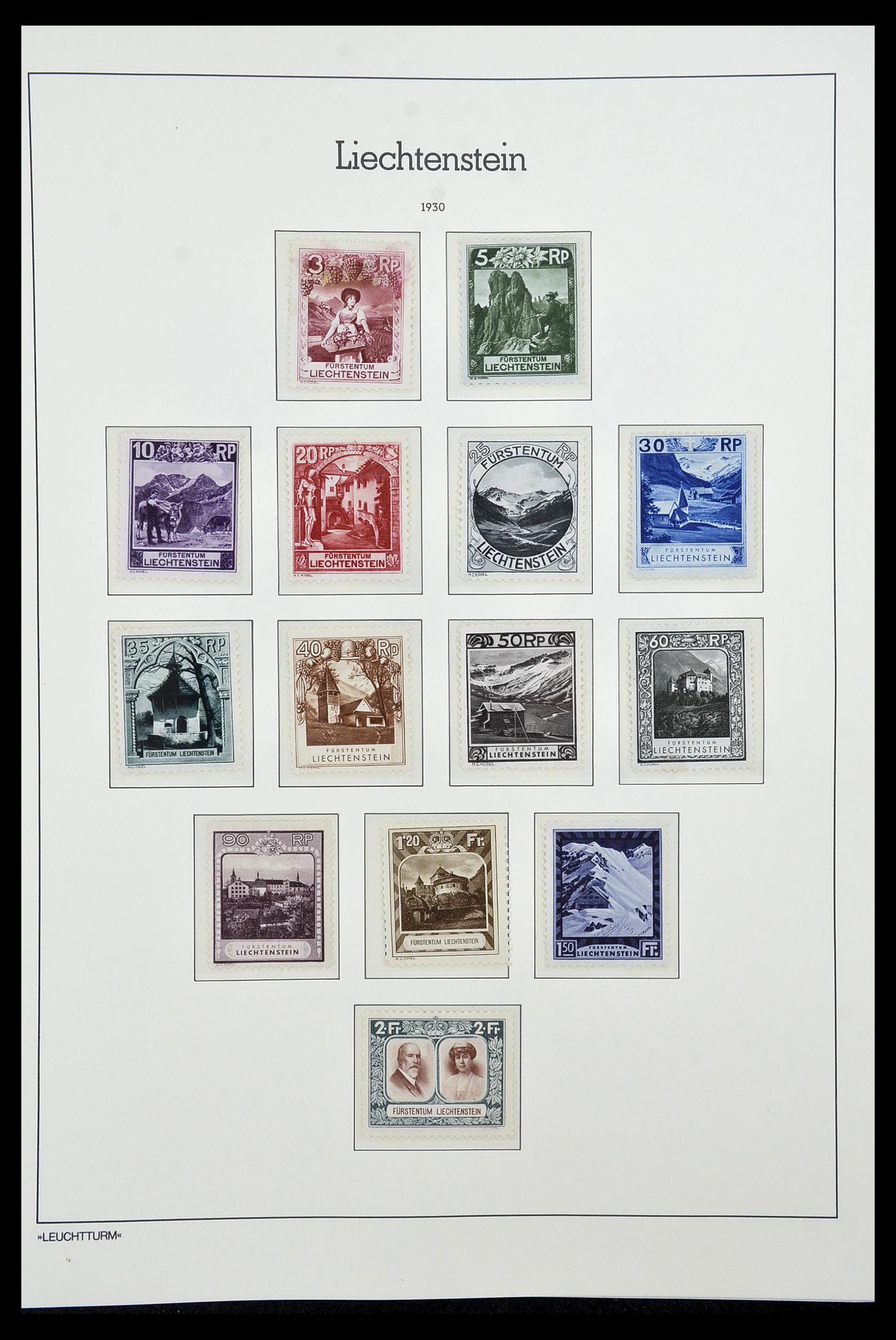 34231 012 - Stamp collection 34231 Liechtenstein 1912-2020!