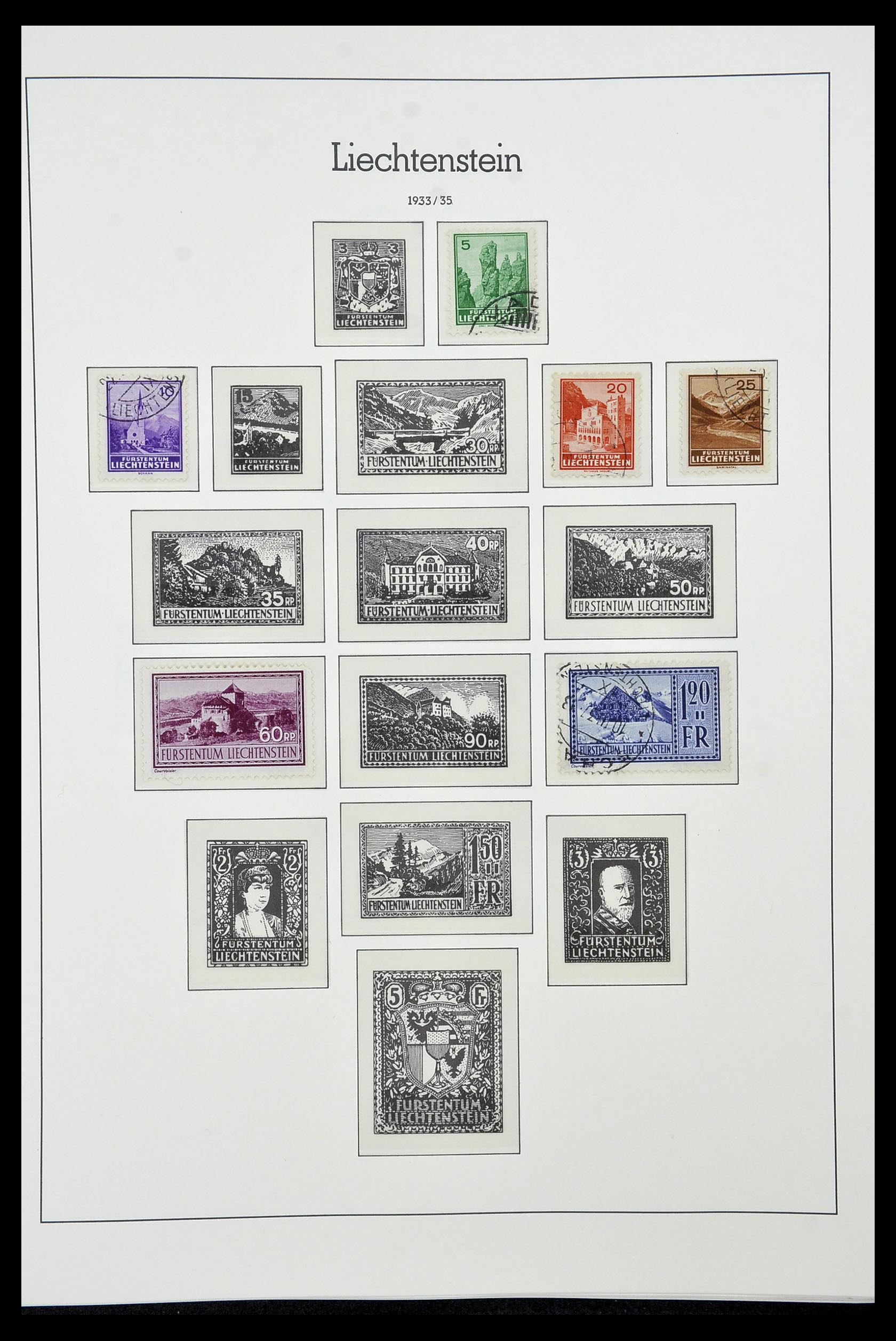 34231 019 - Stamp collection 34231 Liechtenstein 1912-2020!