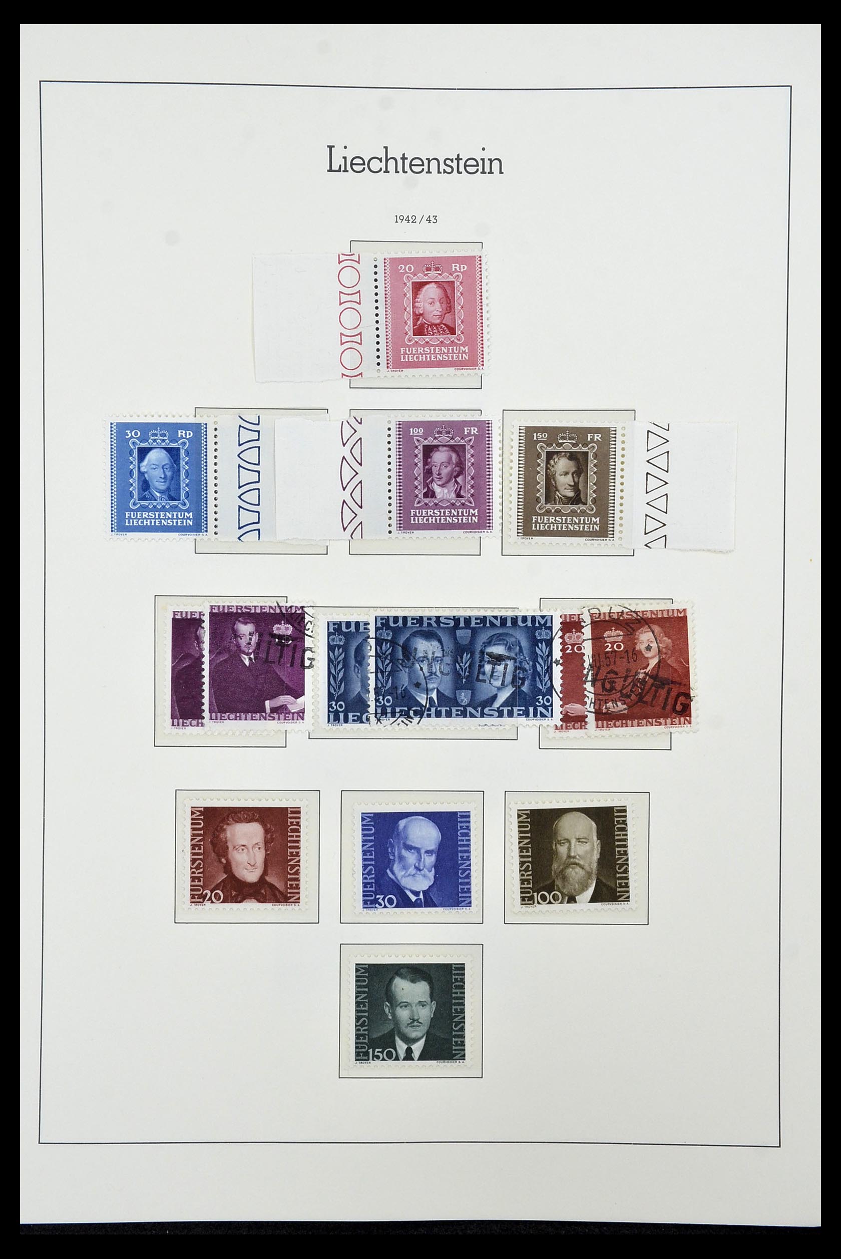 34231 029 - Stamp collection 34231 Liechtenstein 1912-2020!