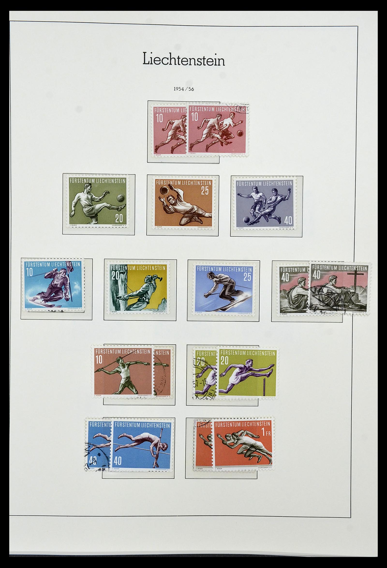 34231 046 - Postzegelverzameling 34231 Liechtenstein 1912-2020!