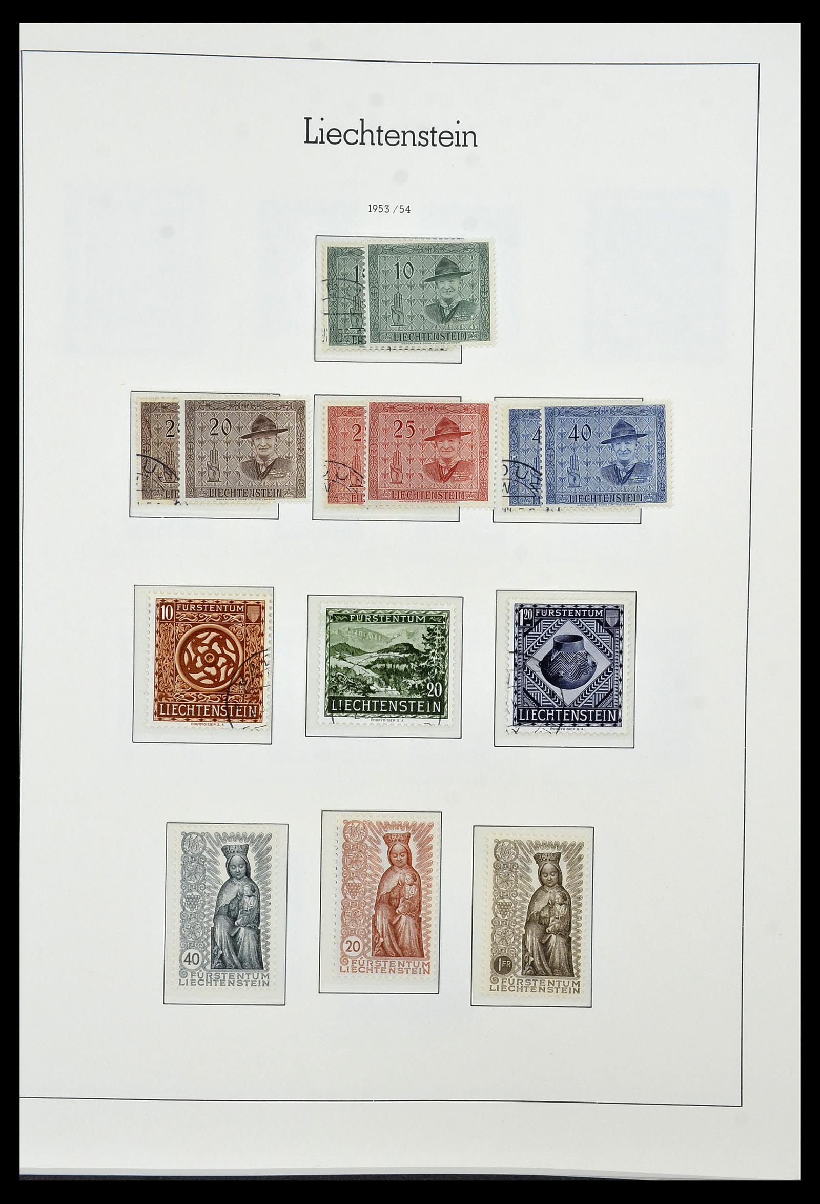 34231 047 - Stamp collection 34231 Liechtenstein 1912-2020!