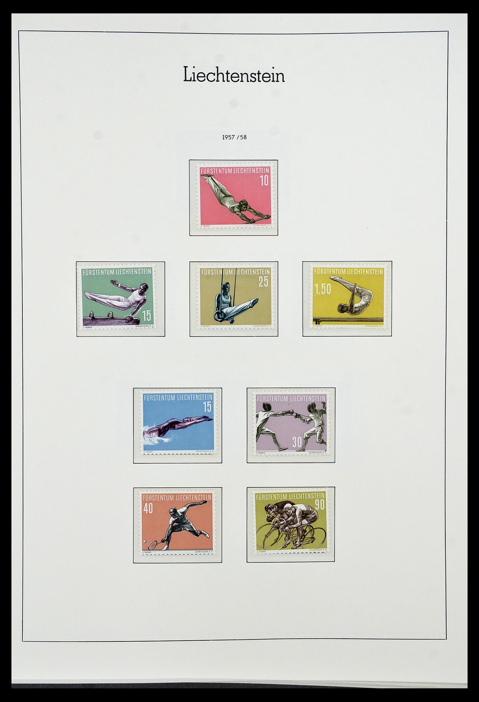 34231 049 - Stamp collection 34231 Liechtenstein 1912-2020!
