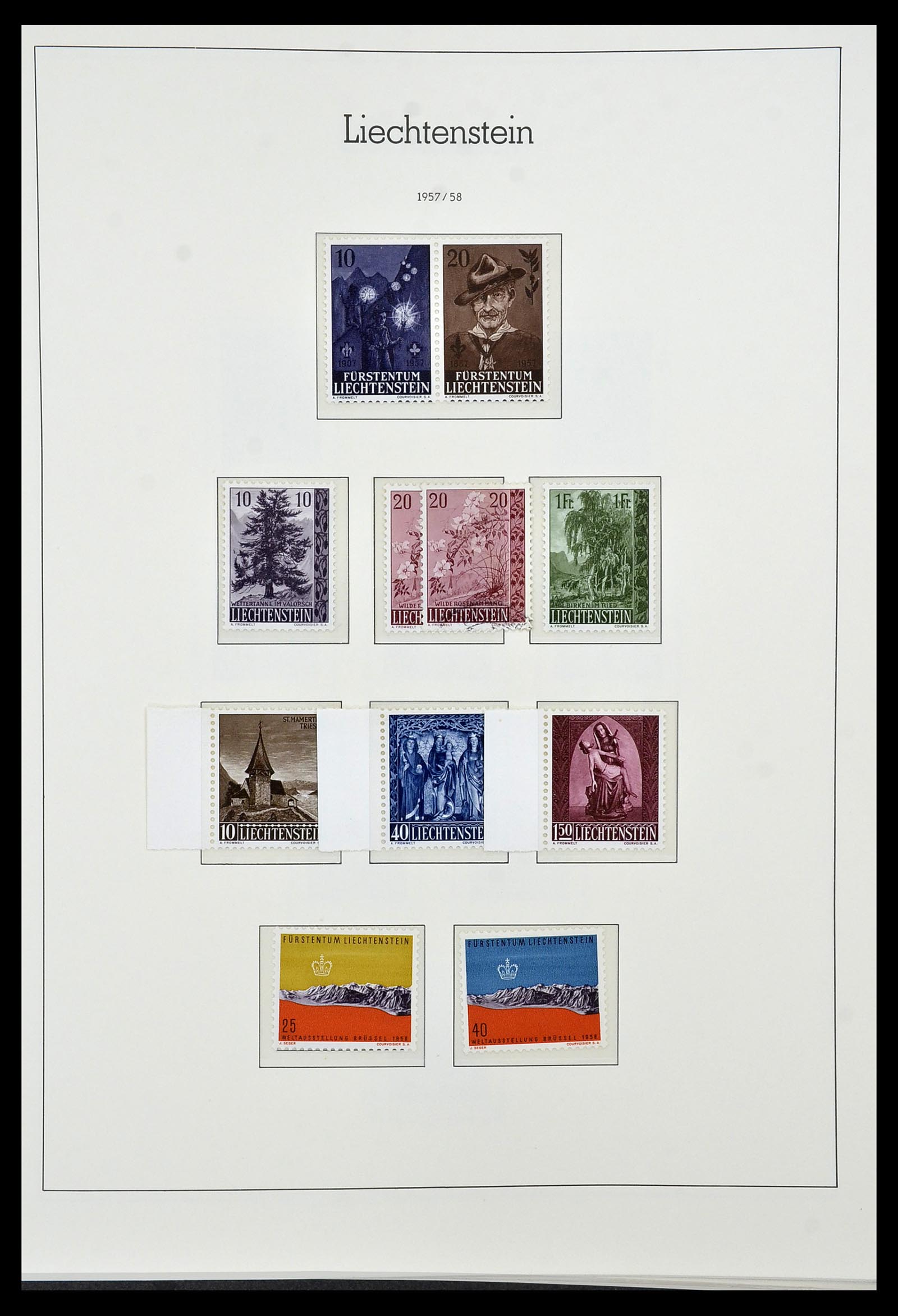 34231 050 - Postzegelverzameling 34231 Liechtenstein 1912-2020!