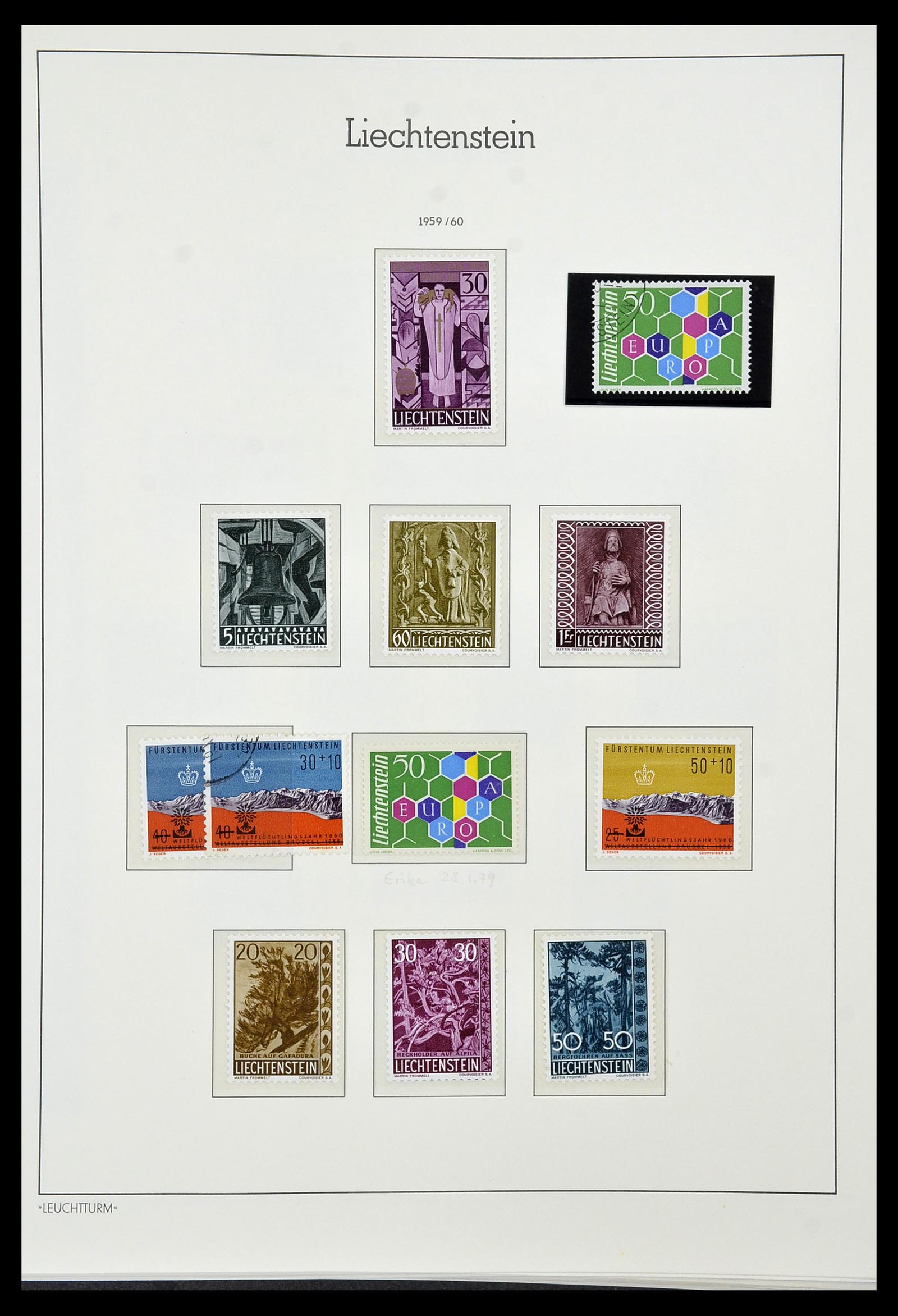 34231 052 - Postzegelverzameling 34231 Liechtenstein 1912-2020!