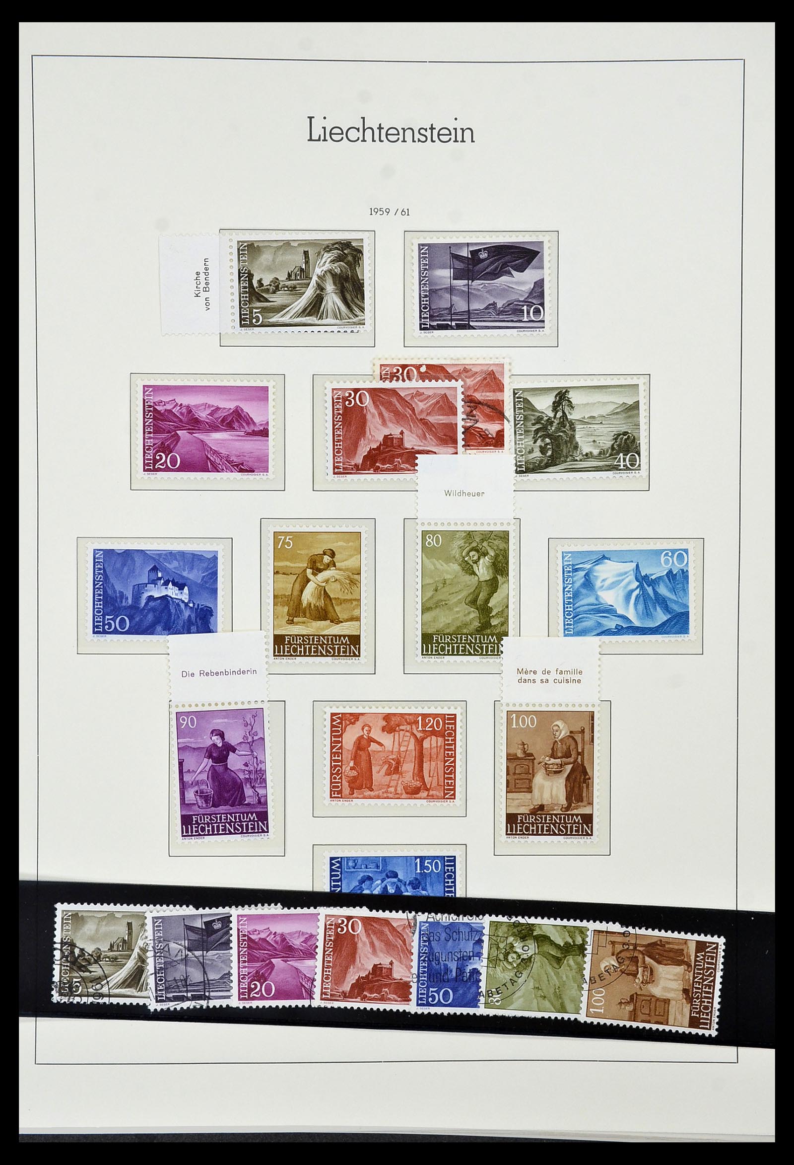 34231 053 - Stamp collection 34231 Liechtenstein 1912-2020!