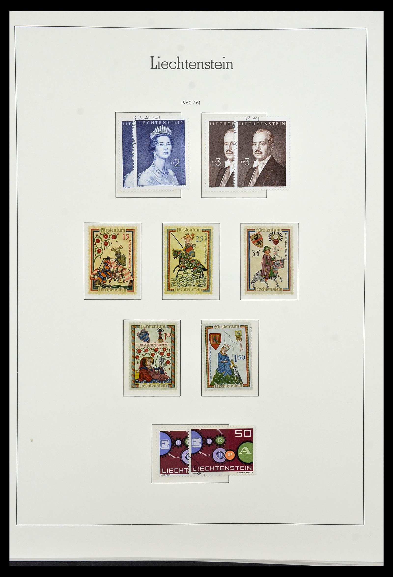 34231 054 - Postzegelverzameling 34231 Liechtenstein 1912-2020!