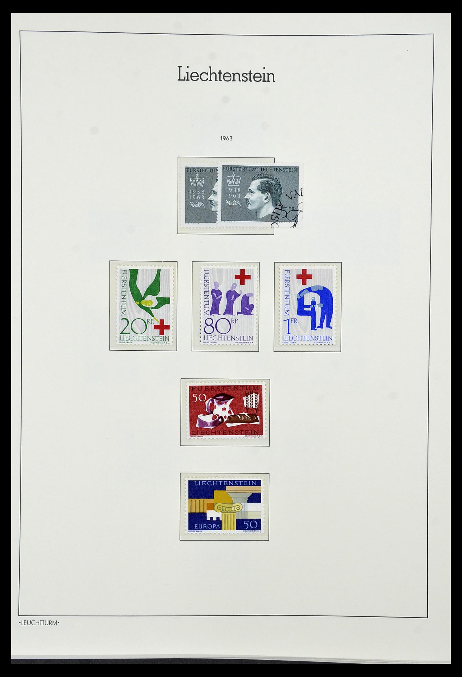 34231 058 - Stamp collection 34231 Liechtenstein 1912-2020!