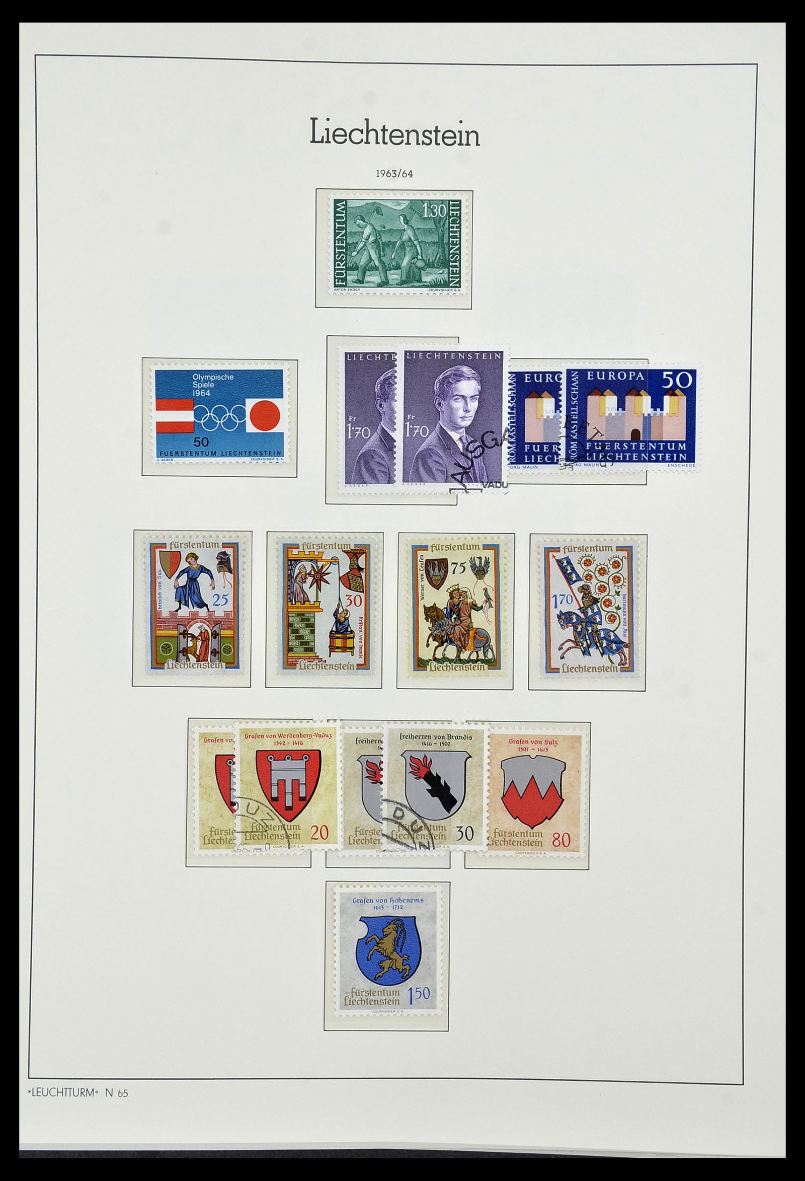 34231 059 - Stamp collection 34231 Liechtenstein 1912-2020!