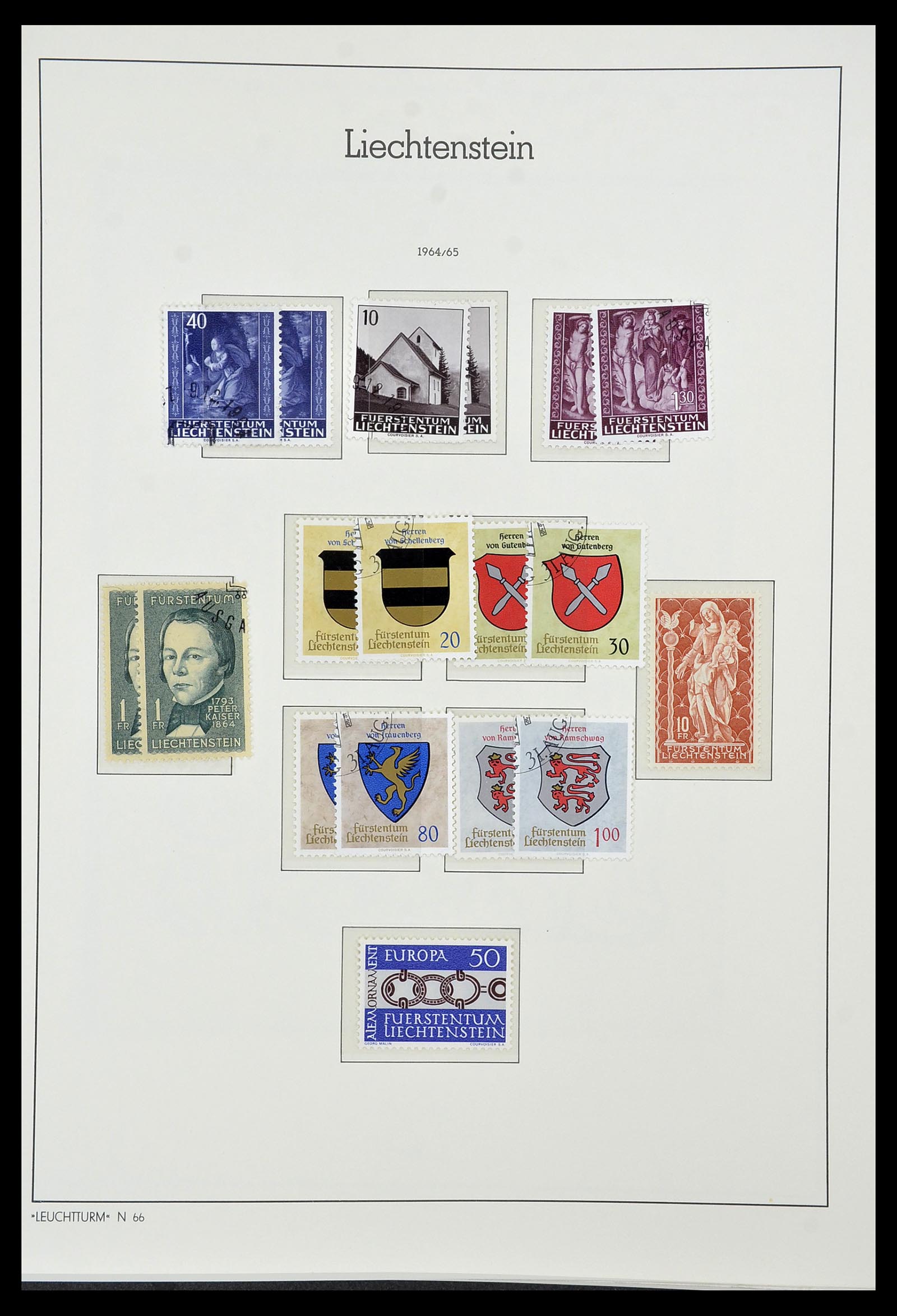 34231 060 - Stamp collection 34231 Liechtenstein 1912-2020!