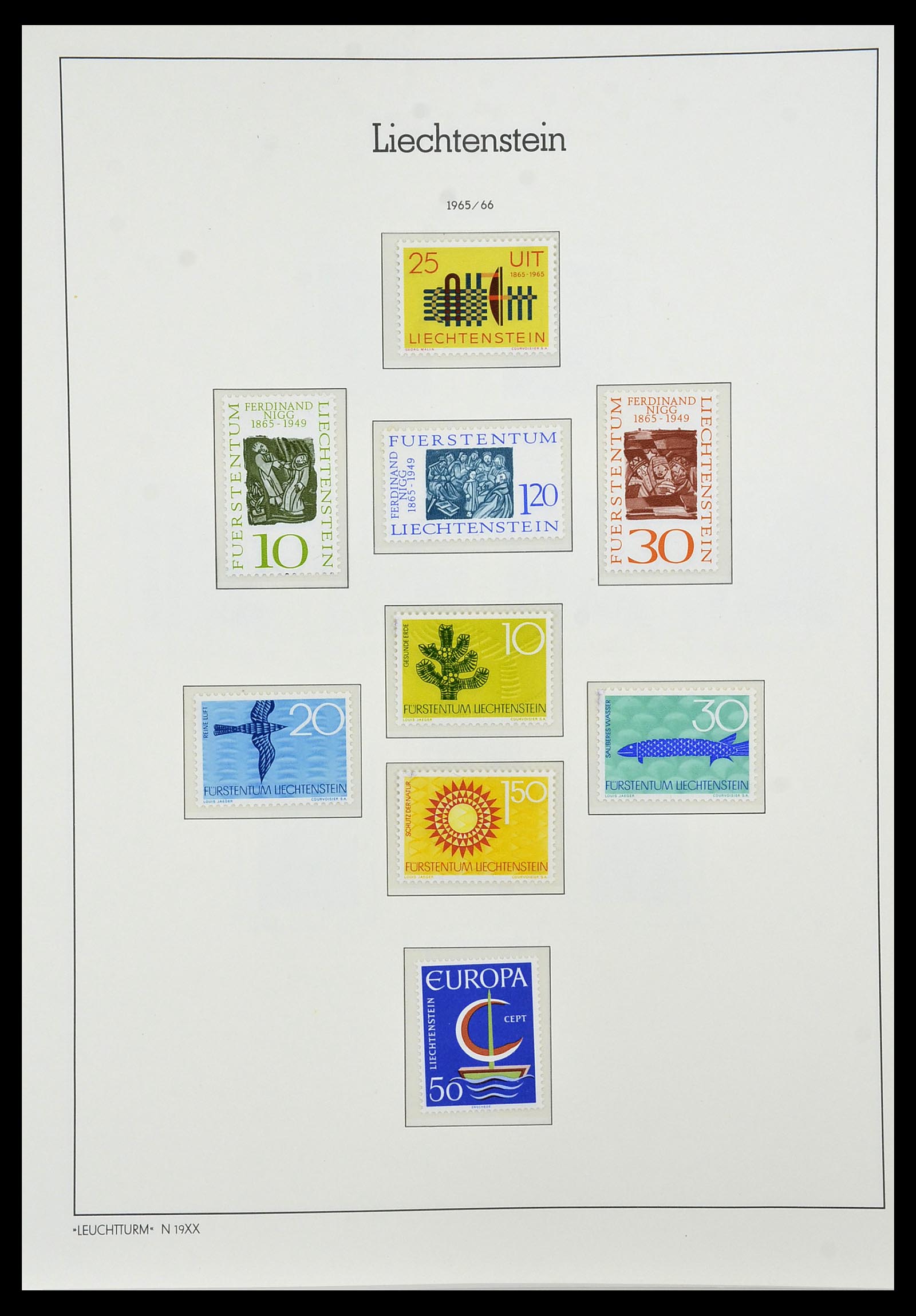34231 062 - Postzegelverzameling 34231 Liechtenstein 1912-2020!