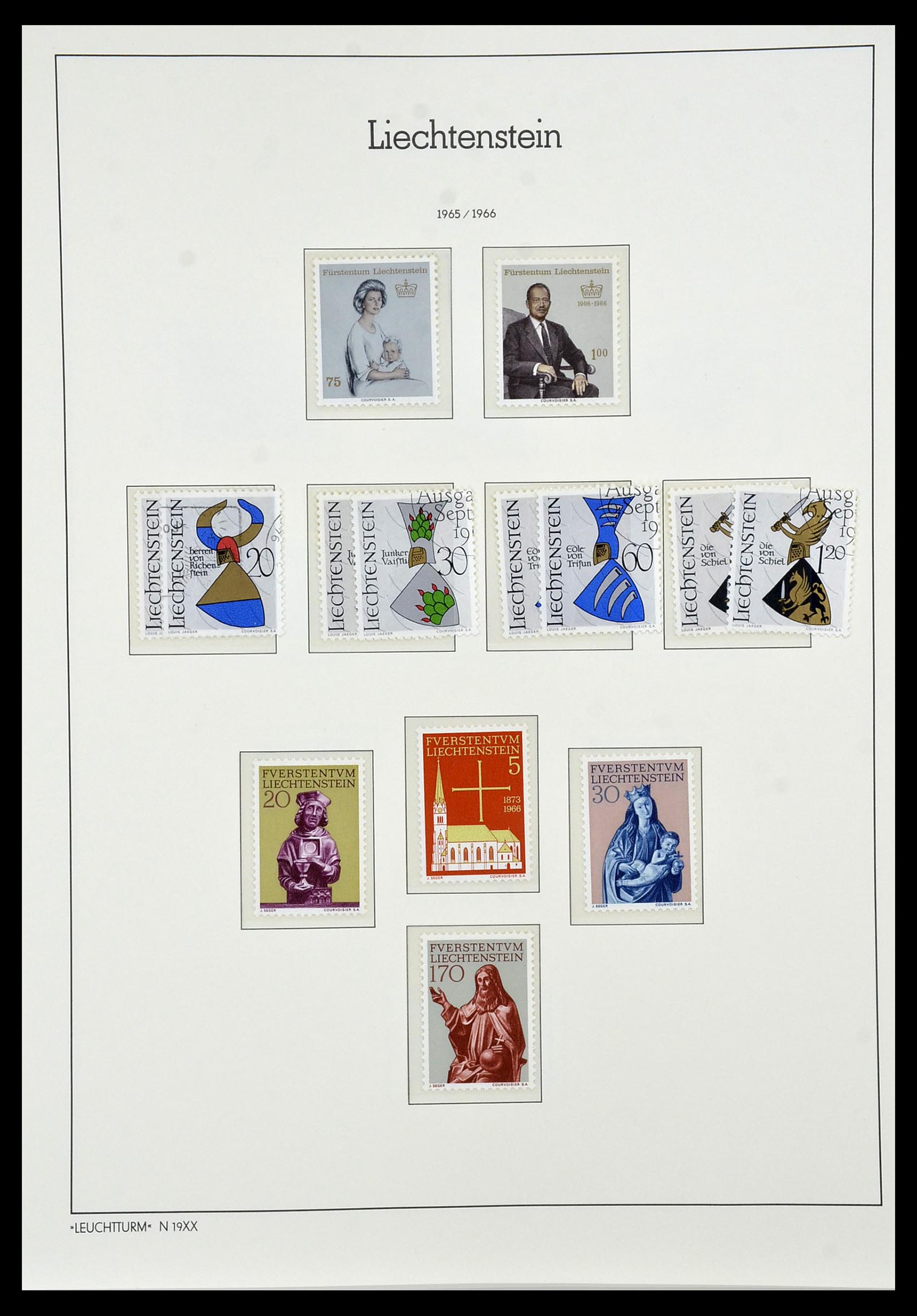 34231 063 - Stamp collection 34231 Liechtenstein 1912-2020!