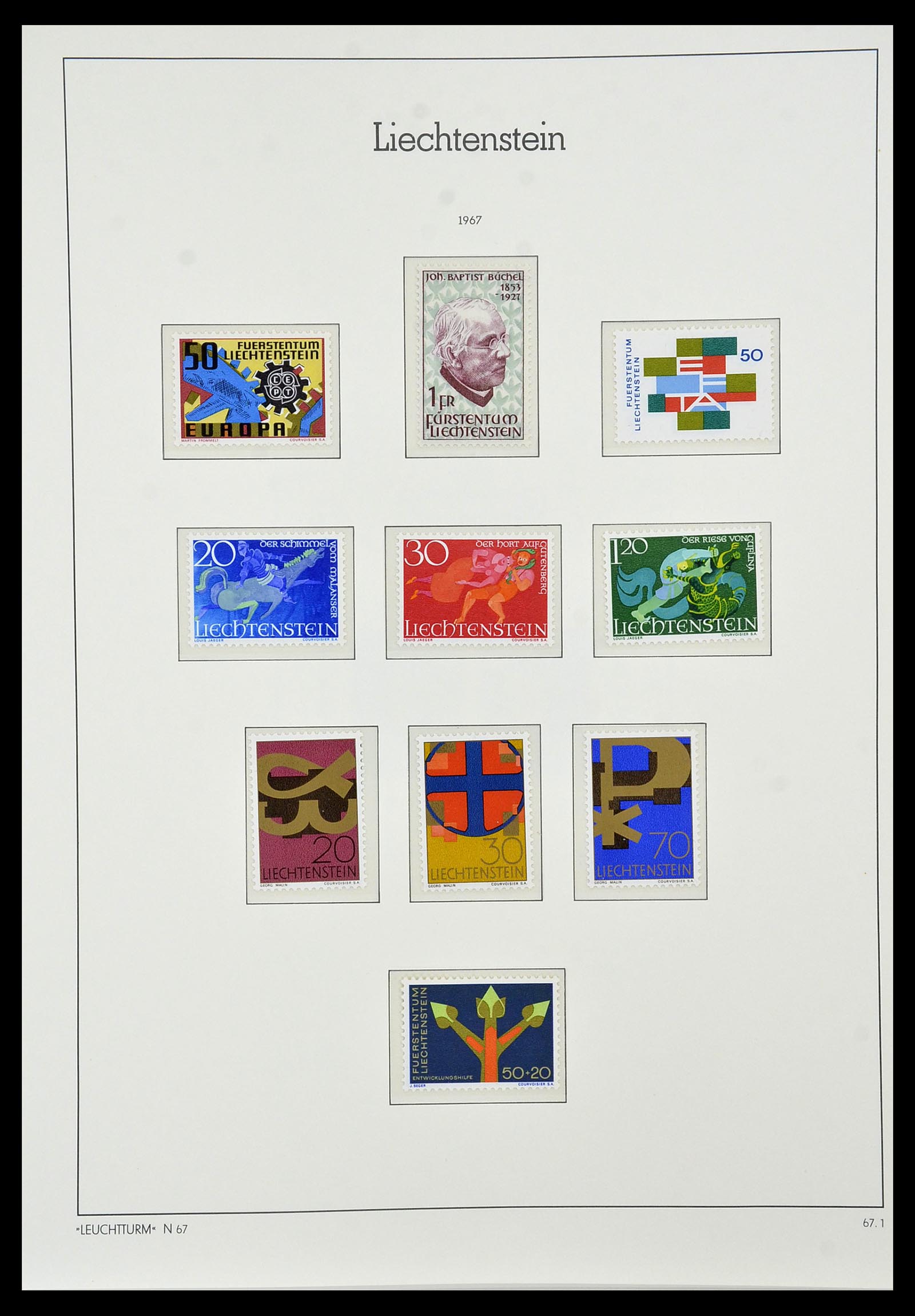 34231 064 - Stamp collection 34231 Liechtenstein 1912-2020!