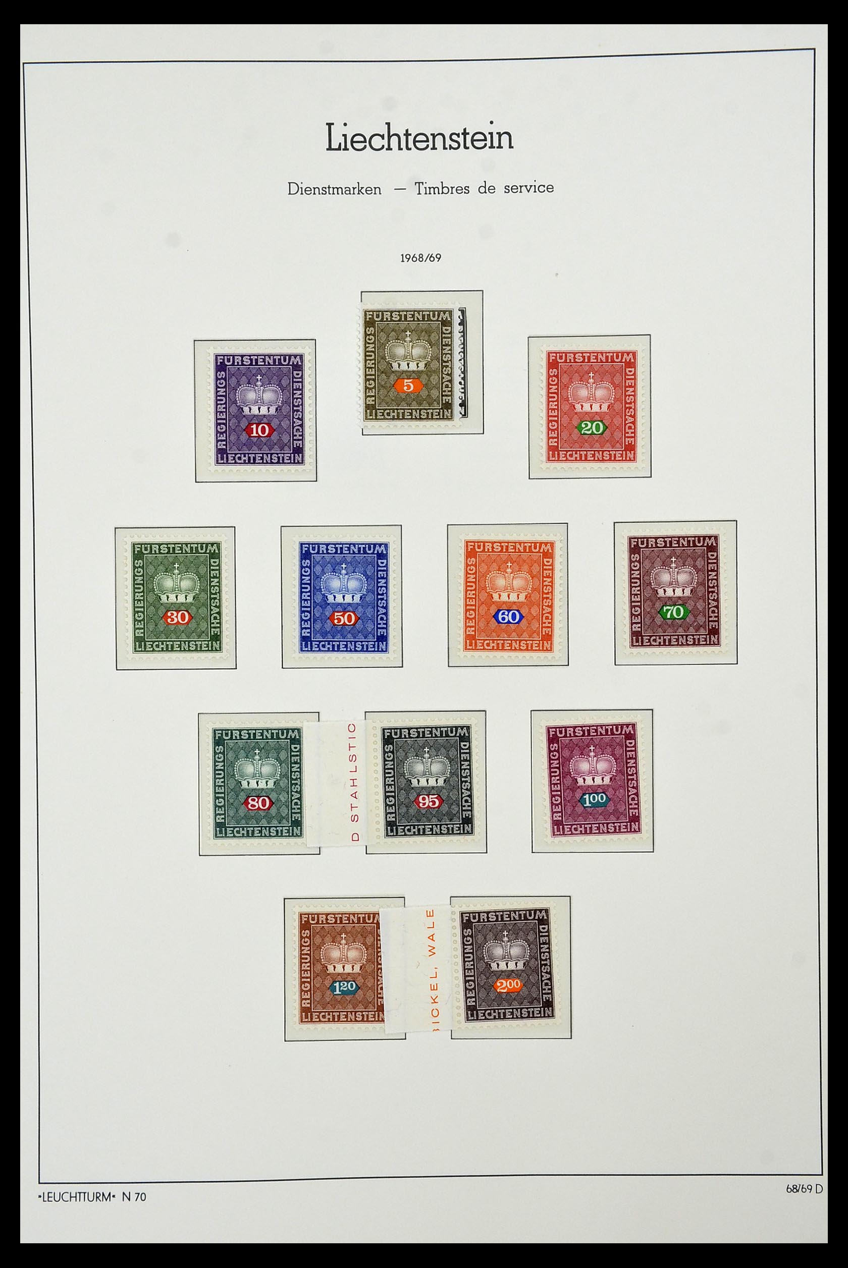 34231 068 - Stamp collection 34231 Liechtenstein 1912-2020!