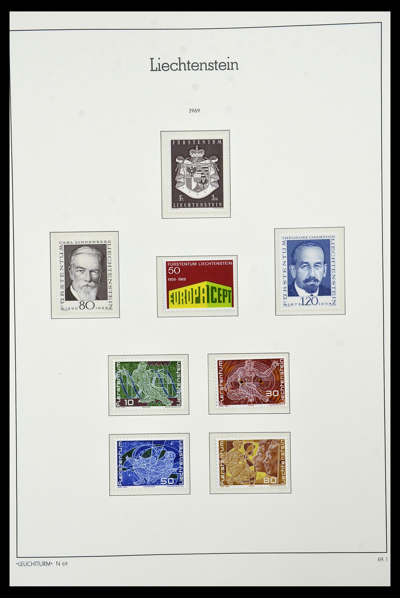 34231 069 - Stamp collection 34231 Liechtenstein 1912-2020!