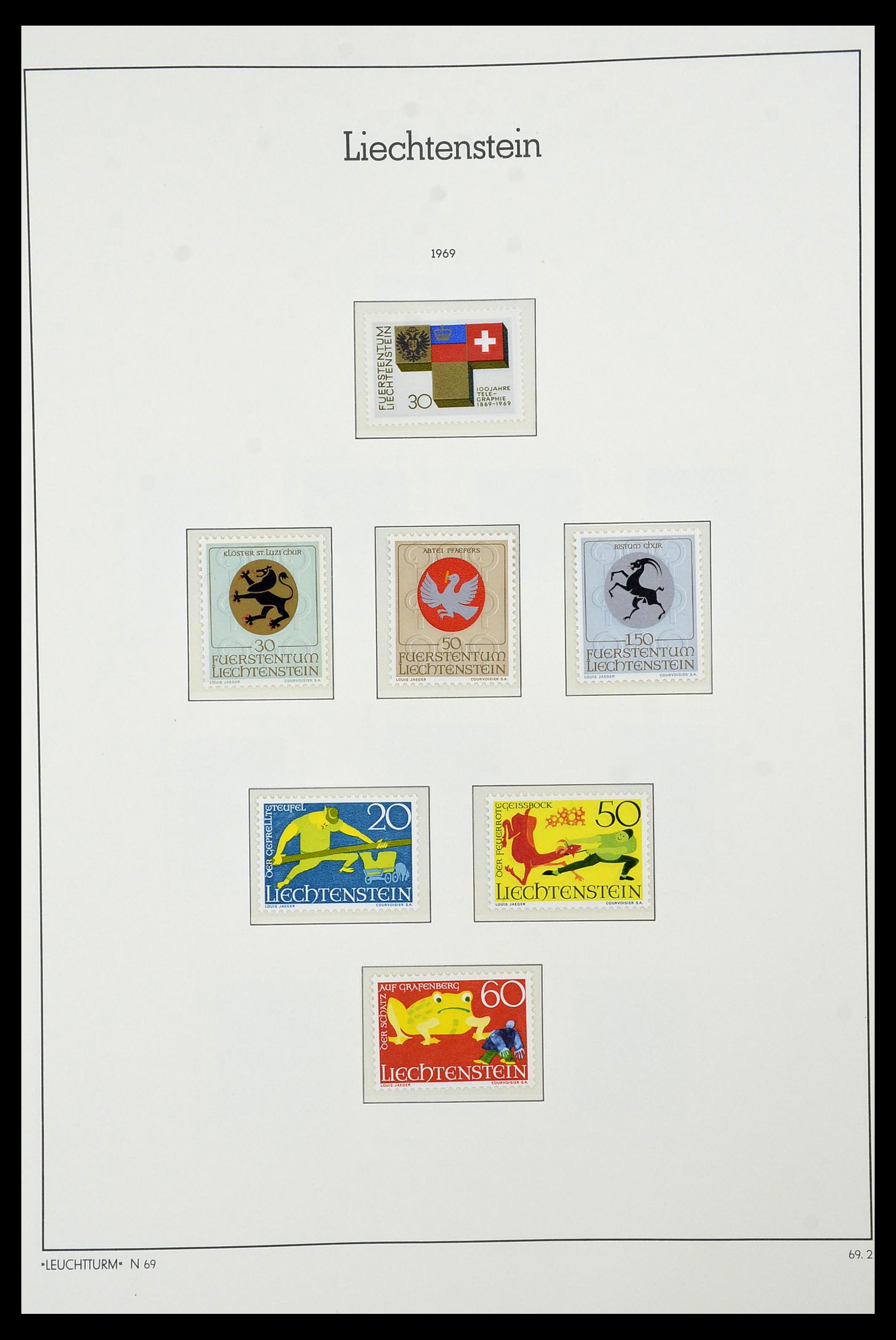34231 070 - Stamp collection 34231 Liechtenstein 1912-2020!