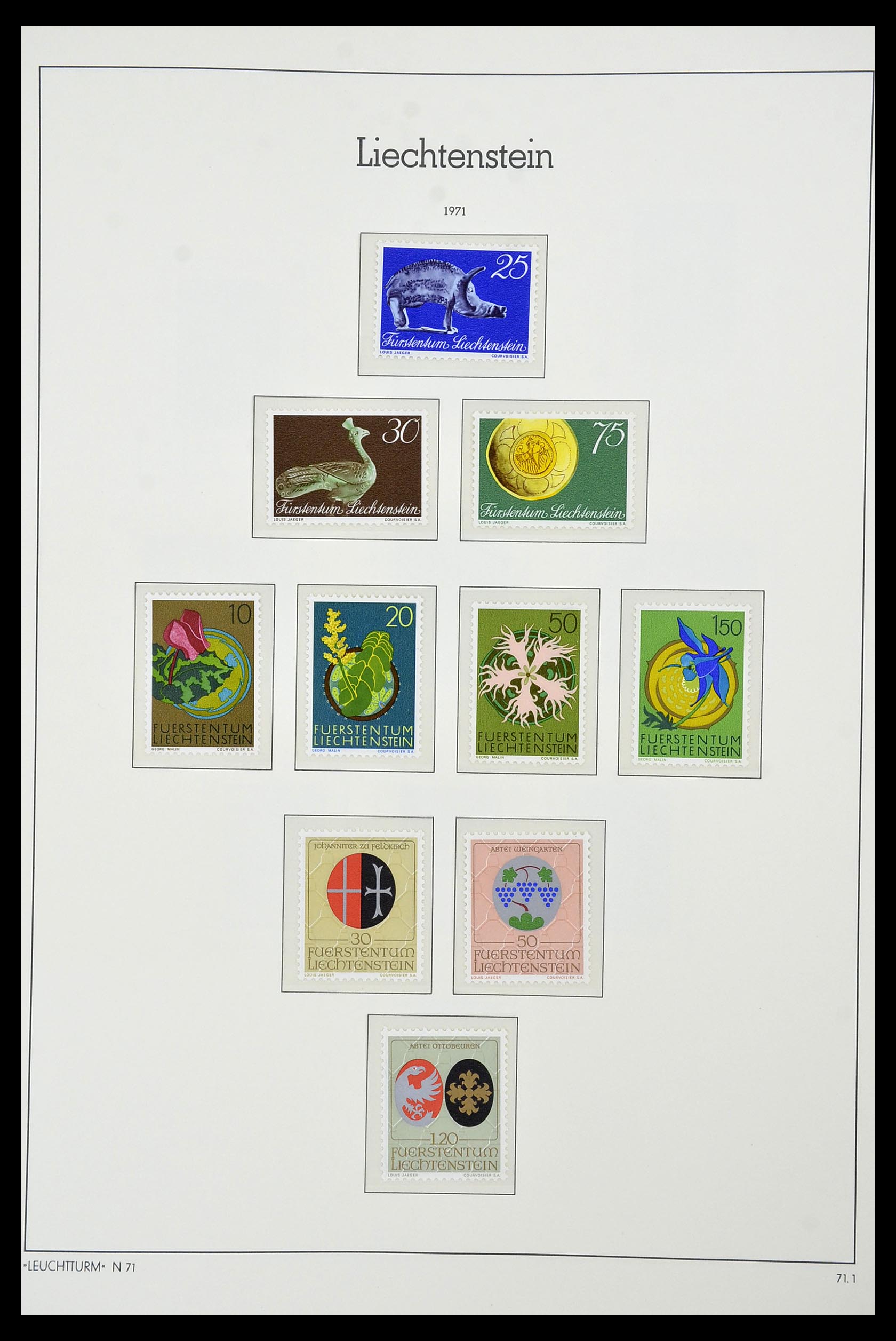 34231 073 - Stamp collection 34231 Liechtenstein 1912-2020!