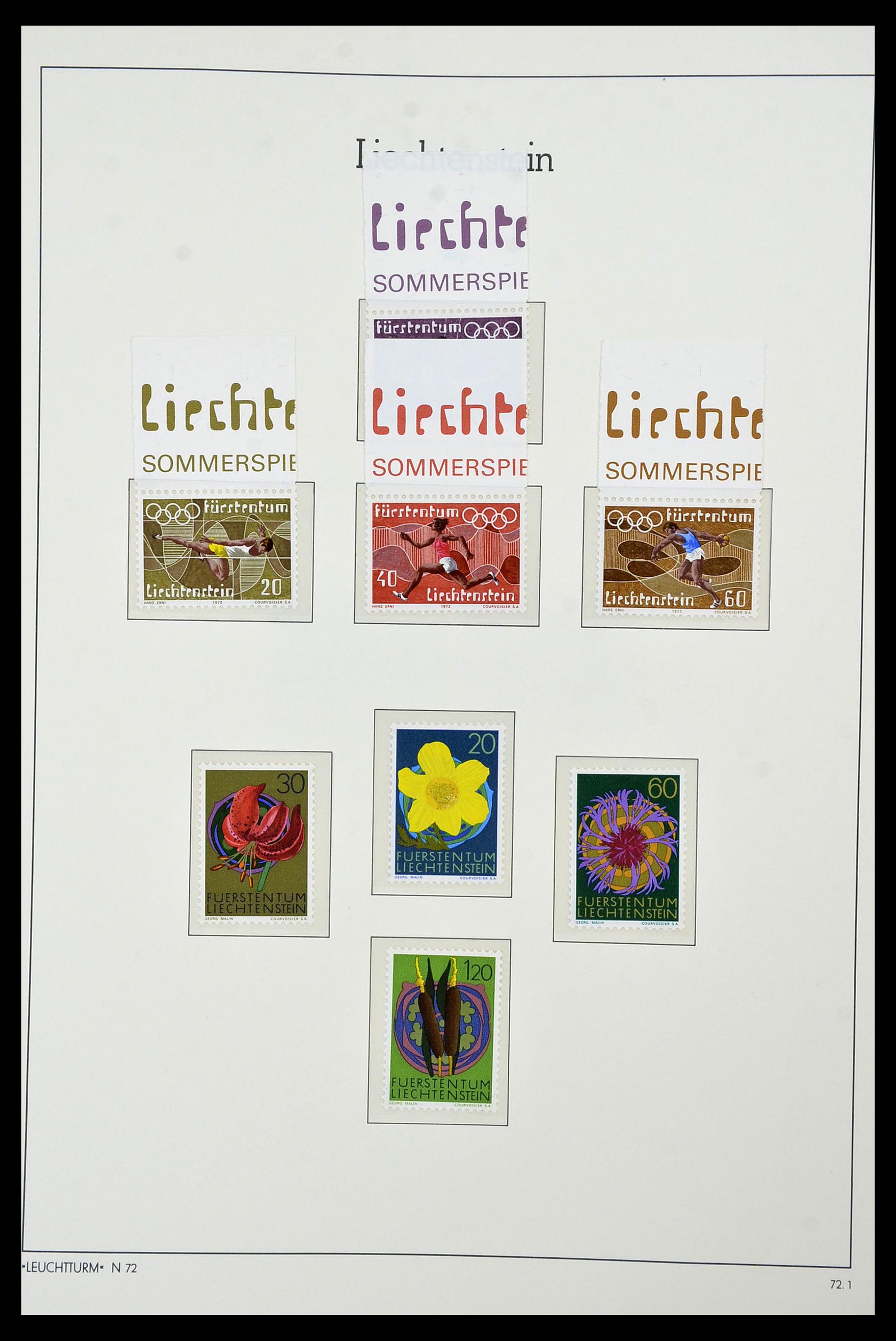 34231 075 - Stamp collection 34231 Liechtenstein 1912-2020!