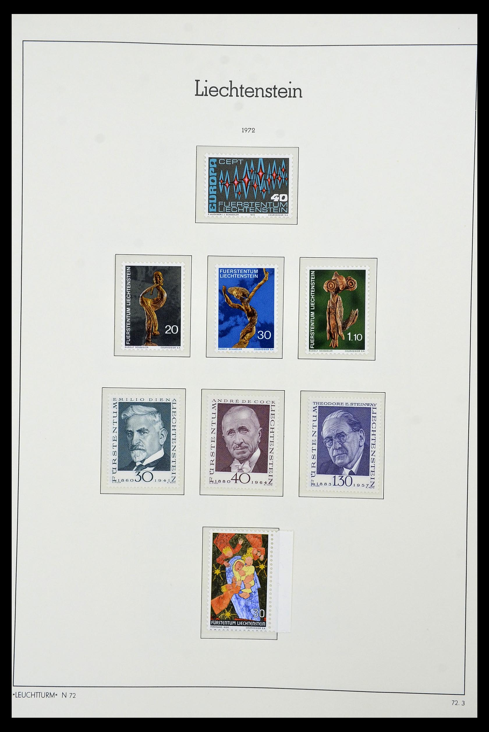 34231 077 - Postzegelverzameling 34231 Liechtenstein 1912-2020!