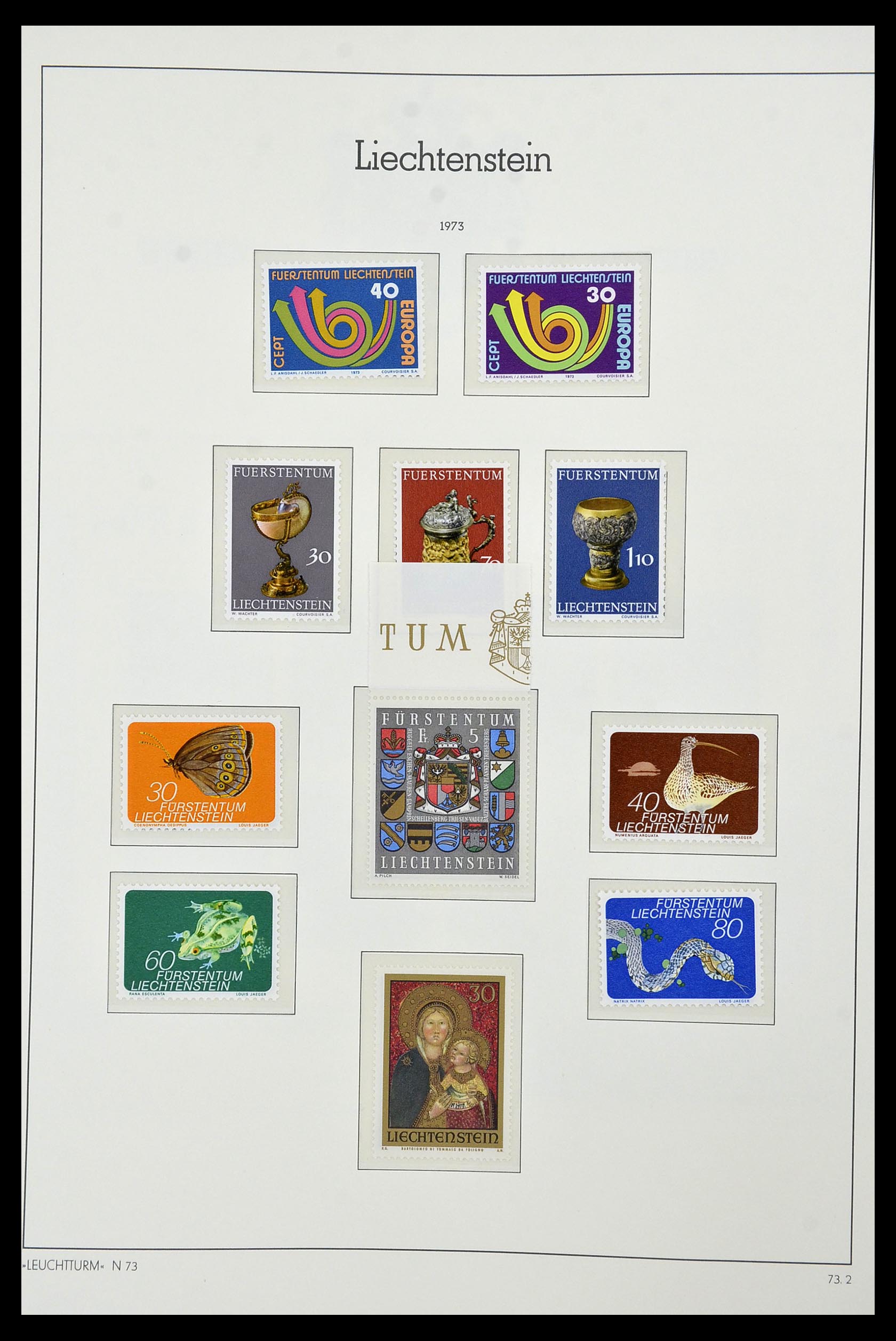 34231 079 - Stamp collection 34231 Liechtenstein 1912-2020!