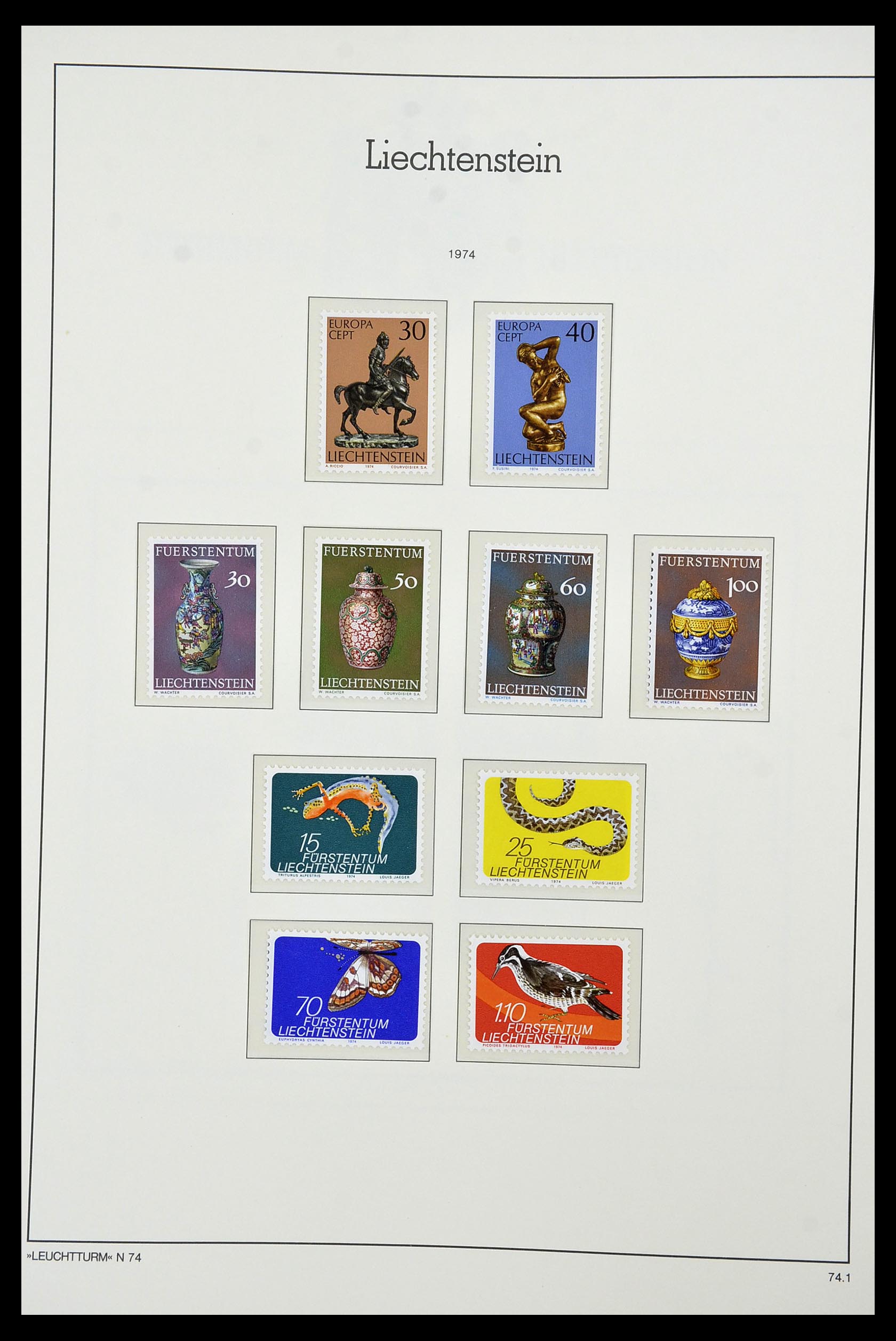 34231 081 - Stamp collection 34231 Liechtenstein 1912-2020!