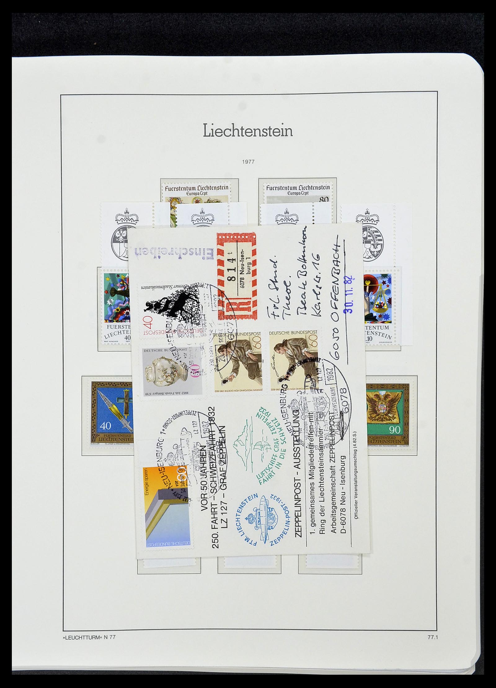 34231 093 - Stamp collection 34231 Liechtenstein 1912-2020!
