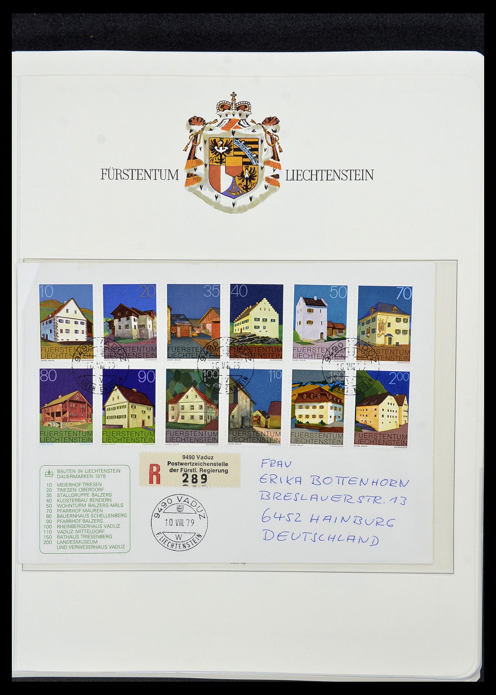 34231 100 - Stamp collection 34231 Liechtenstein 1912-2020!