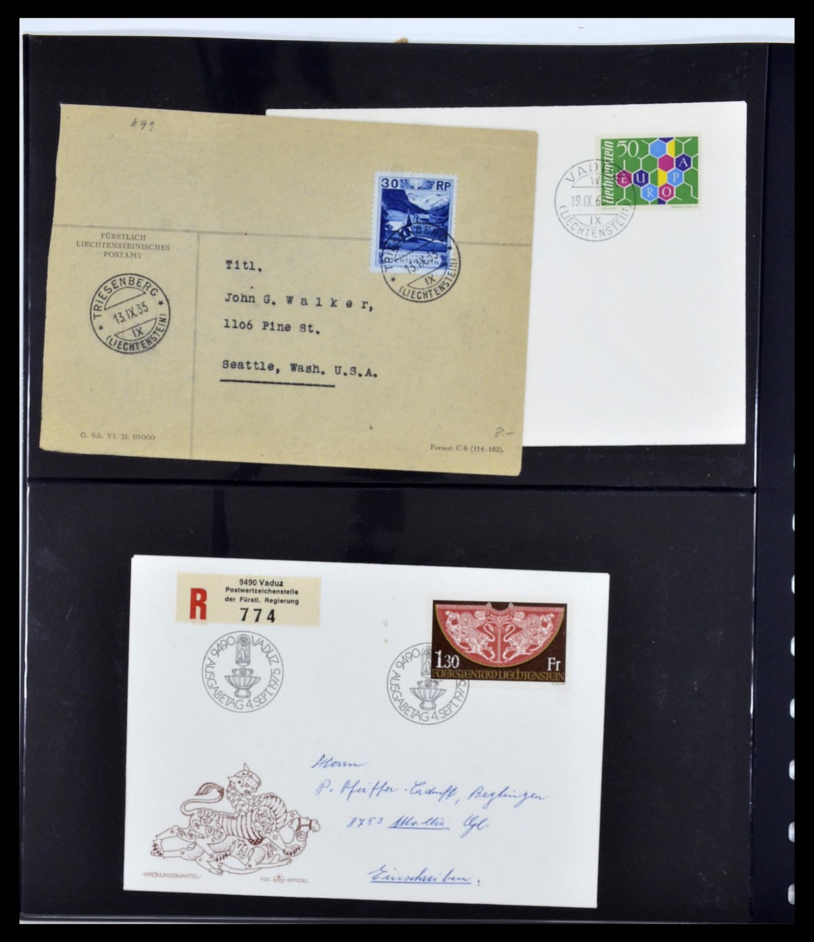 34231 201 - Stamp collection 34231 Liechtenstein 1912-2020!