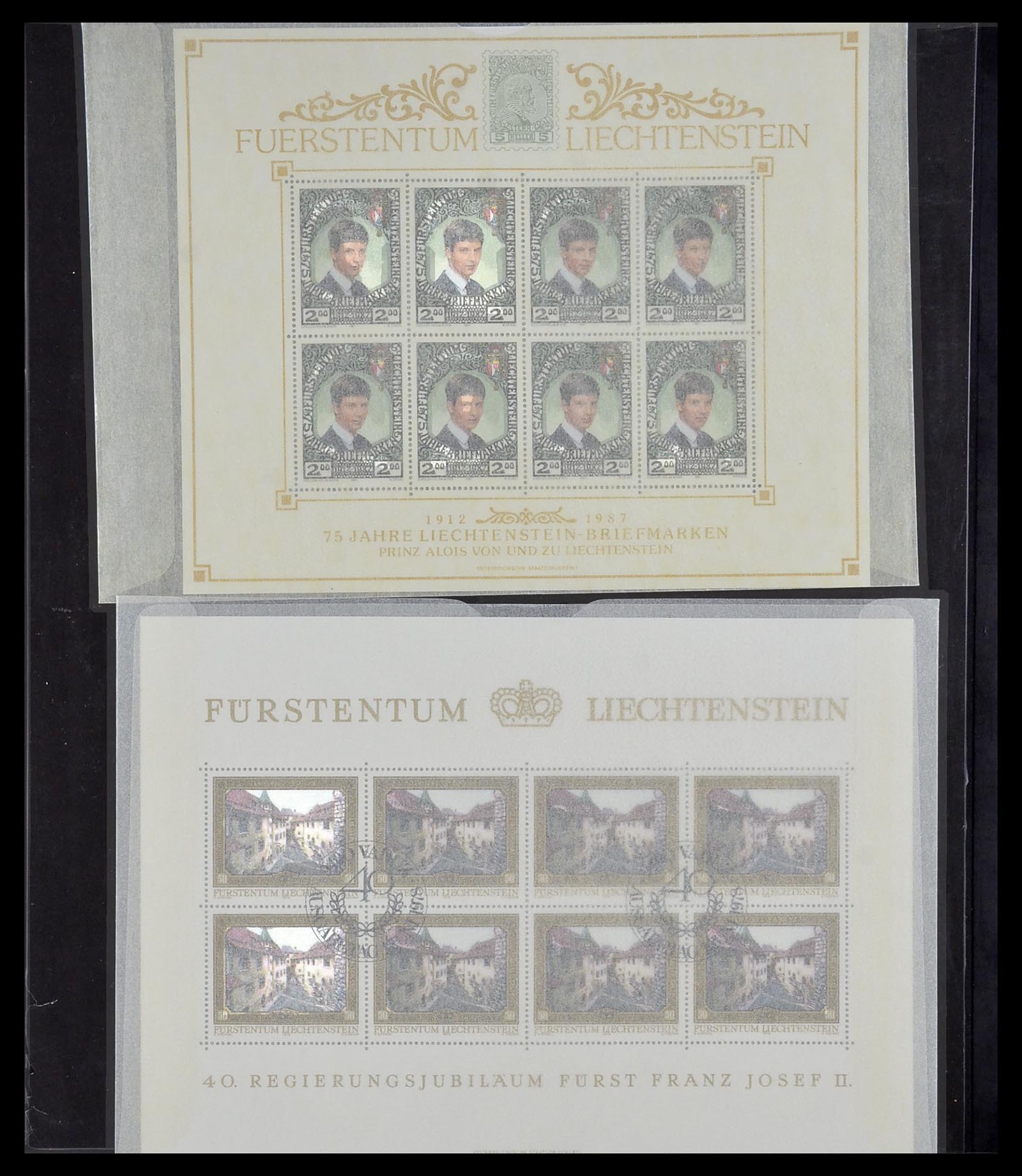 34231 215 - Postzegelverzameling 34231 Liechtenstein 1912-2020!