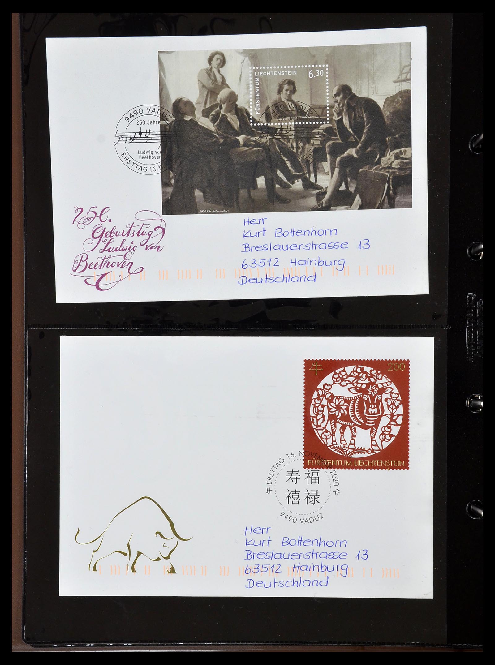34231 221 - Stamp collection 34231 Liechtenstein 1912-2020!