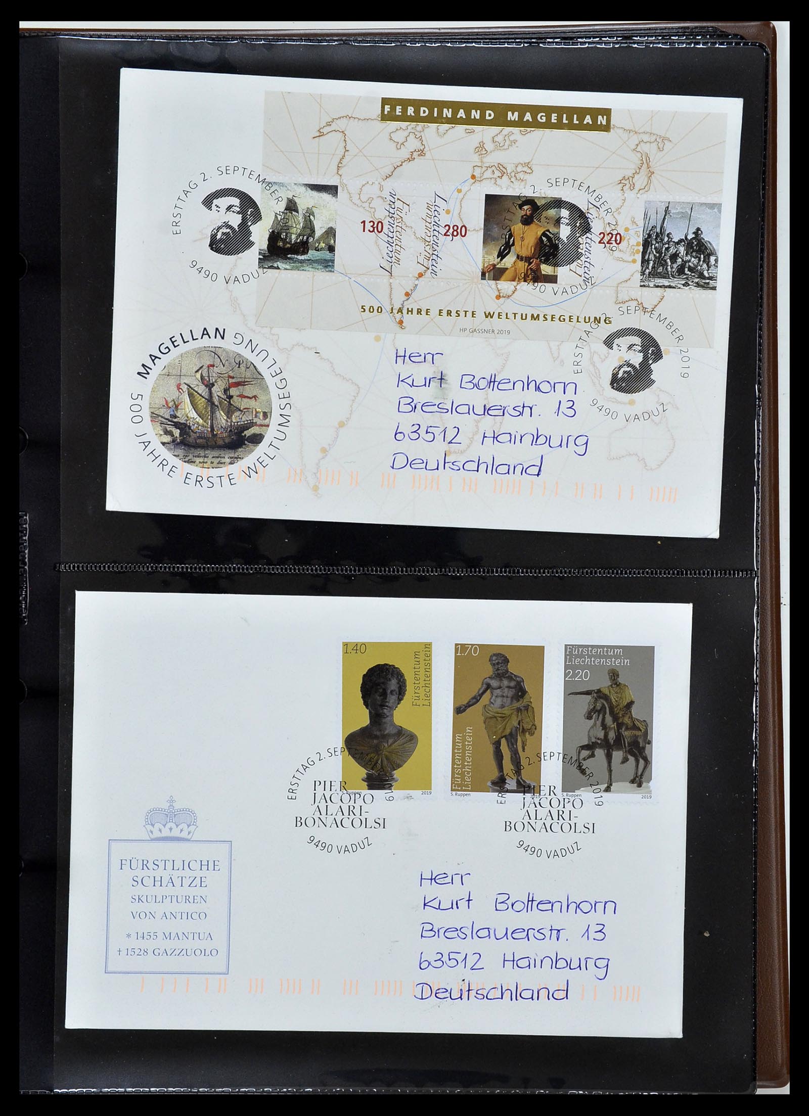 34231 230 - Stamp collection 34231 Liechtenstein 1912-2020!