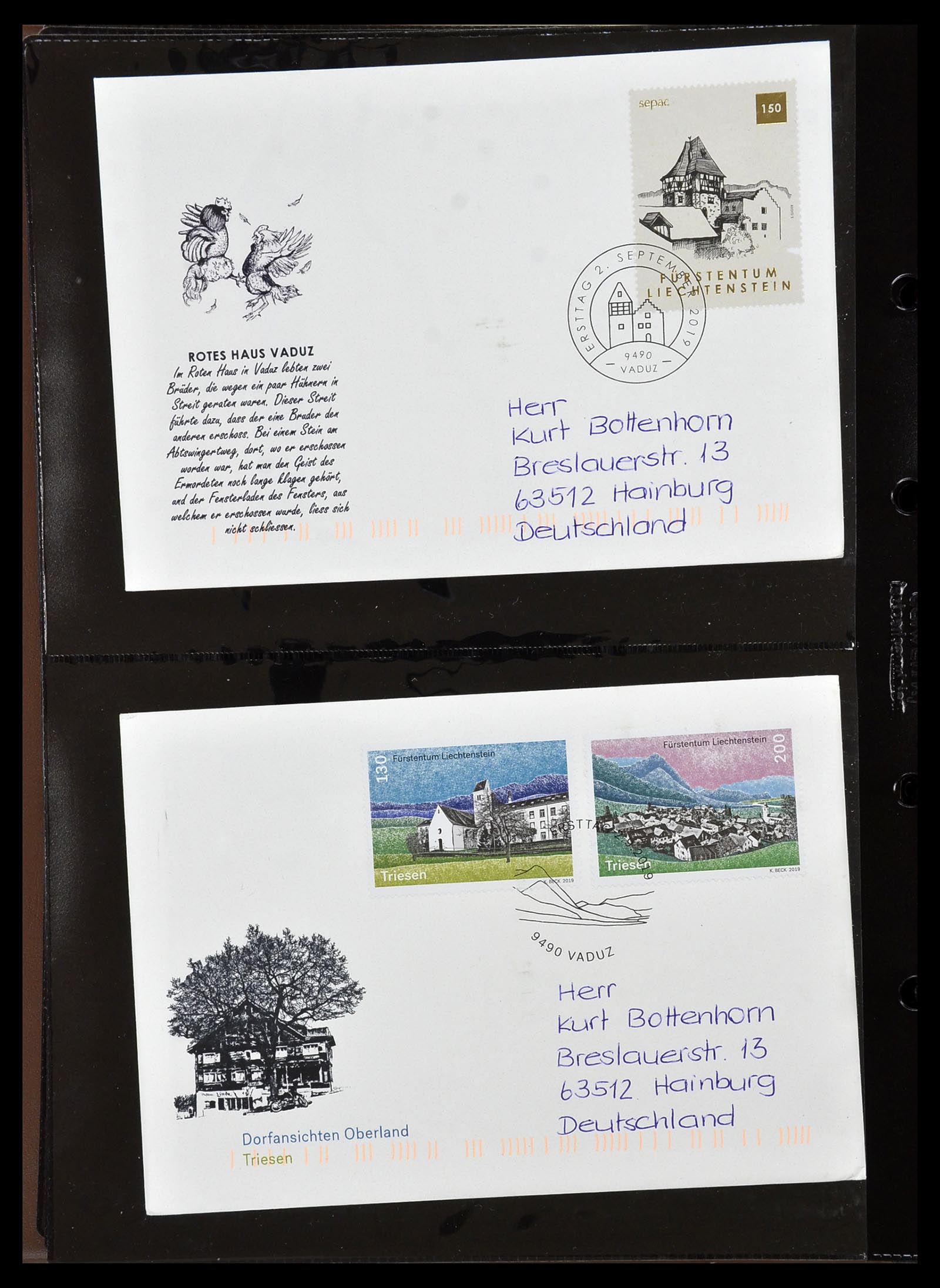 34231 232 - Stamp collection 34231 Liechtenstein 1912-2020!