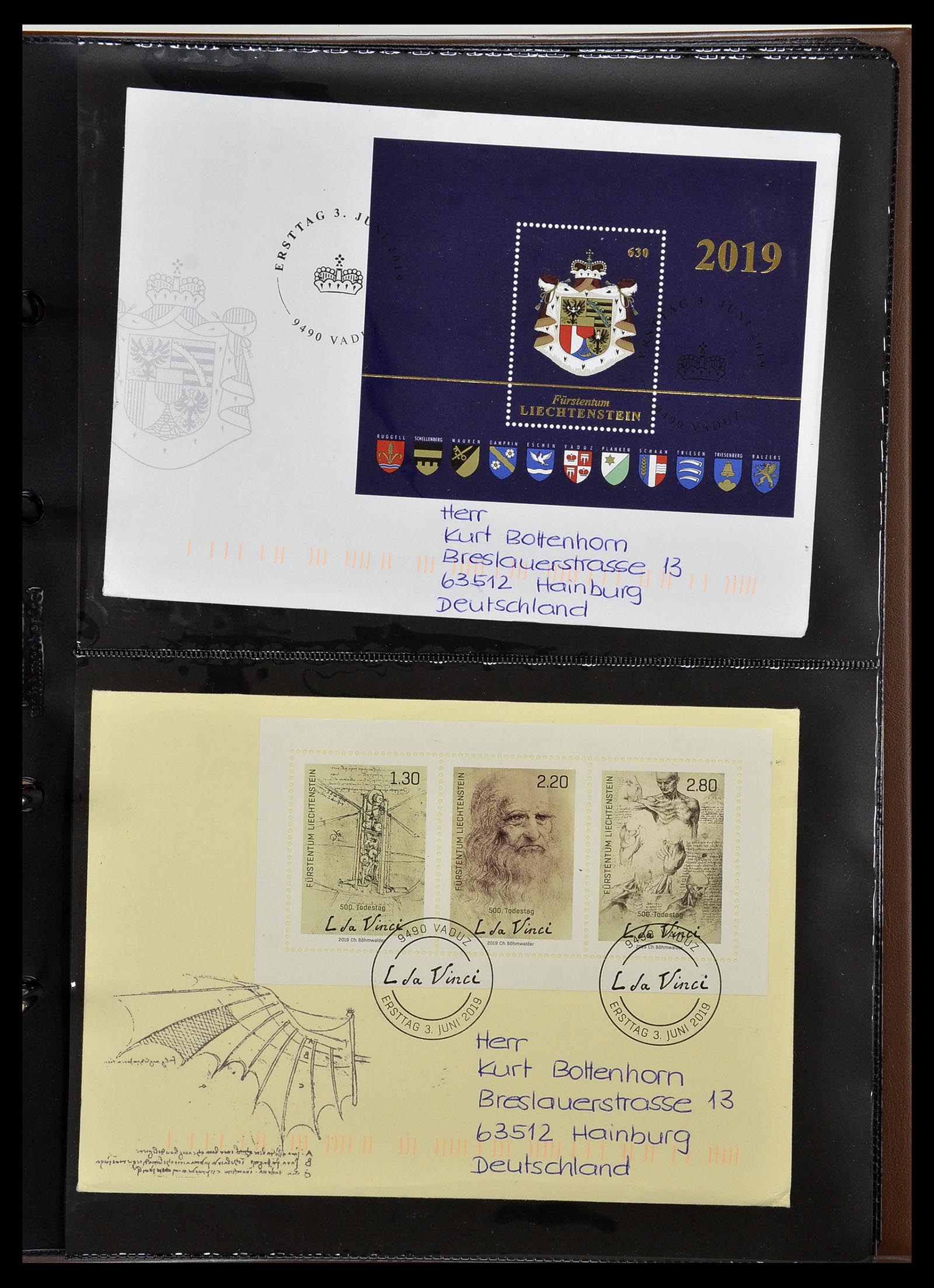 34231 233 - Stamp collection 34231 Liechtenstein 1912-2020!