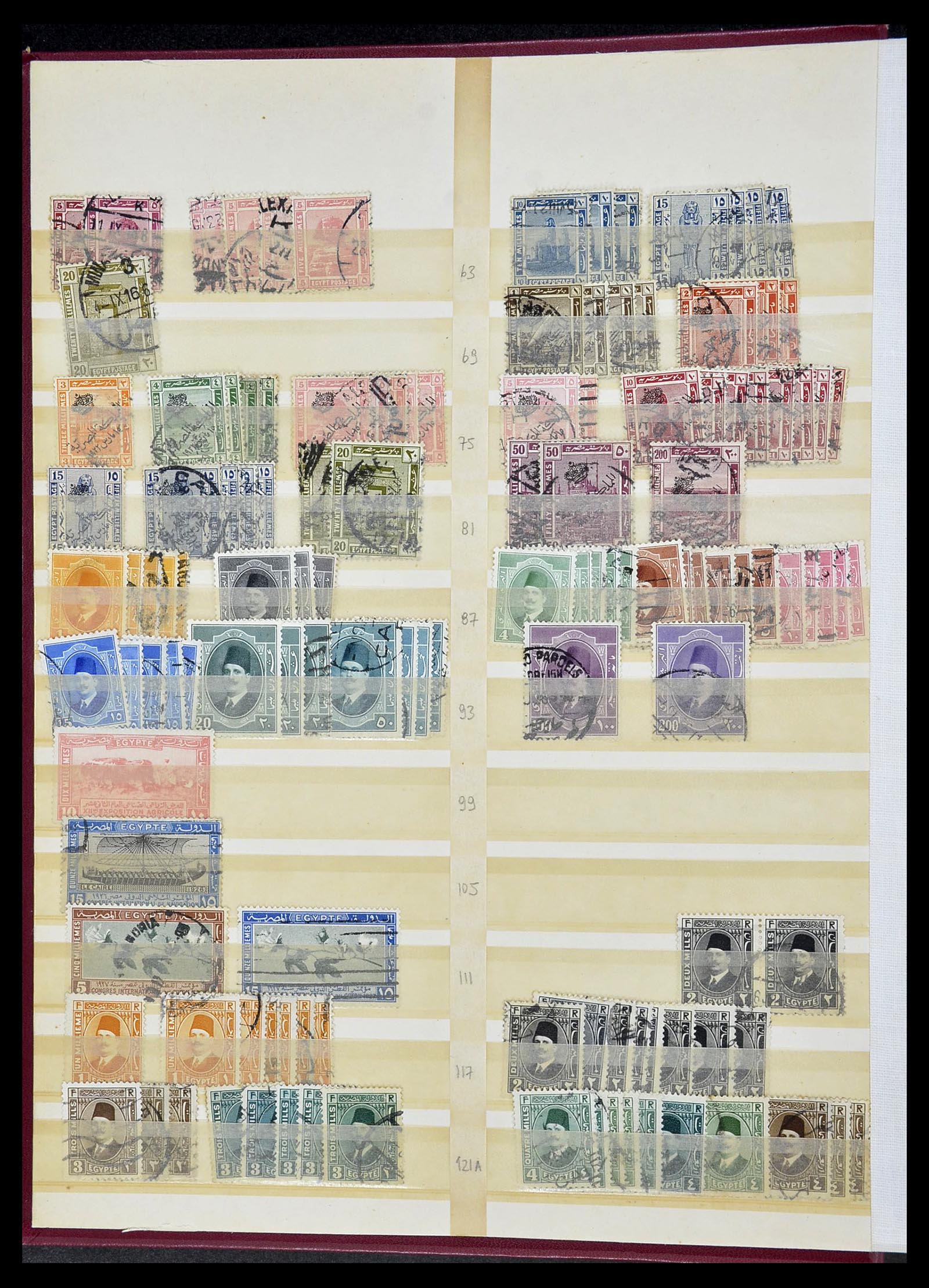 34232 002 - Postzegelverzameling 34232 Egypte 1869-1970.