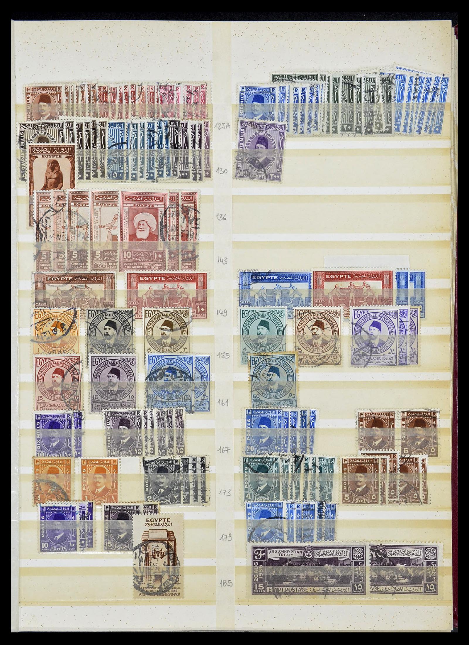 34232 003 - Postzegelverzameling 34232 Egypte 1869-1970.