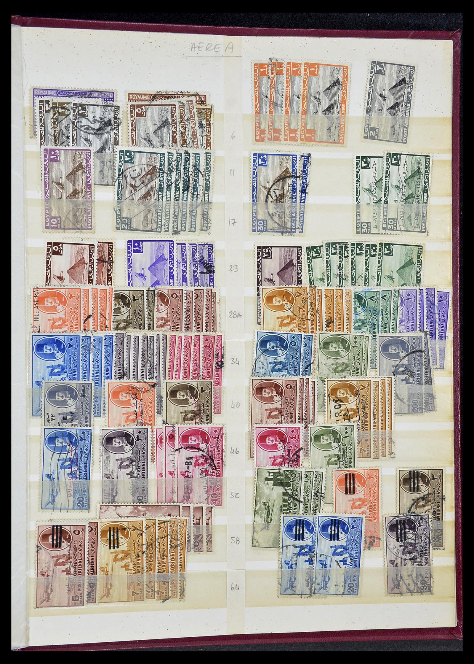 34232 029 - Postzegelverzameling 34232 Egypte 1869-1970.