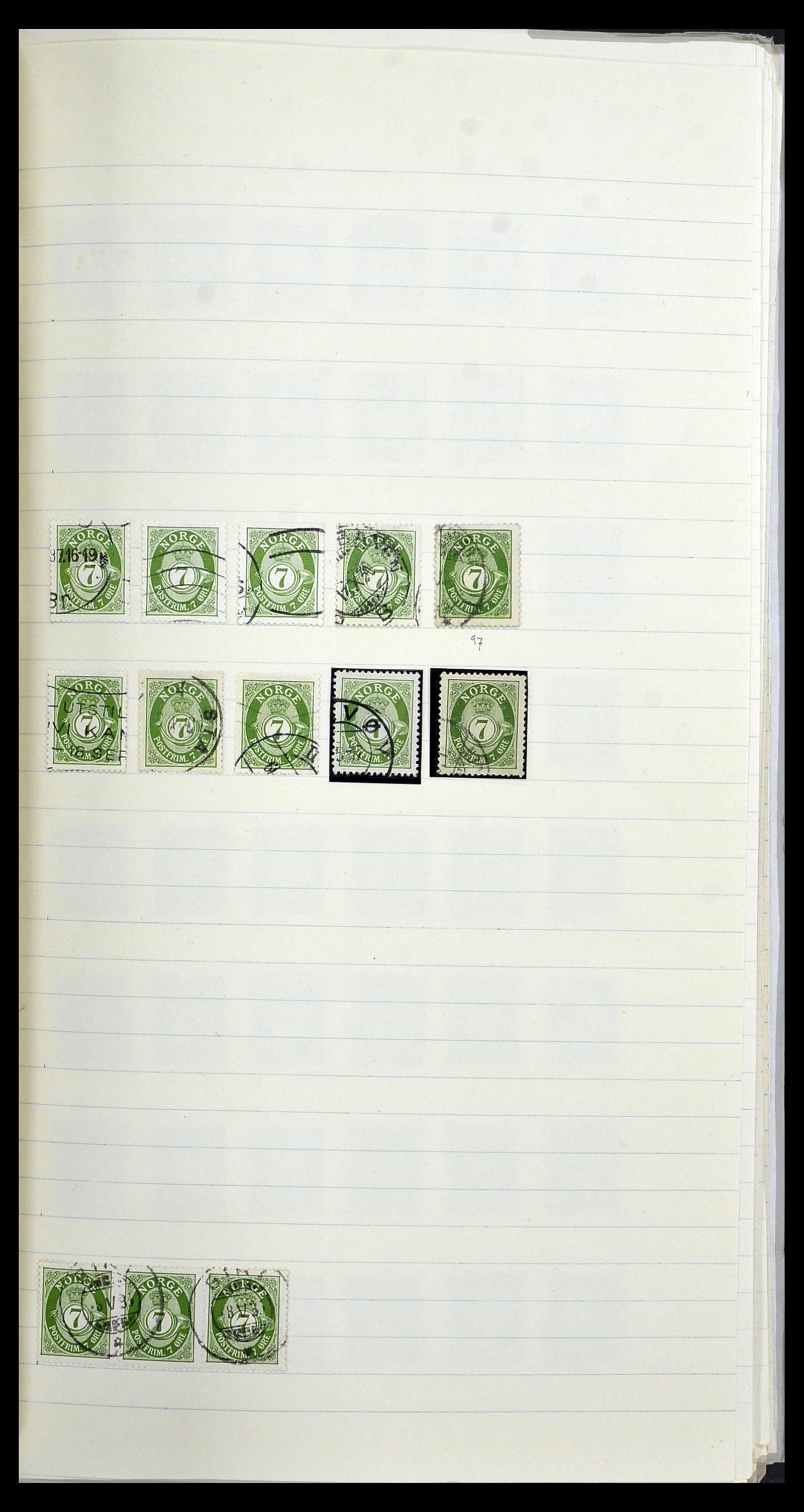 34233 009 - Postzegelverzameling 34233 Noorwegen 1856-1970.