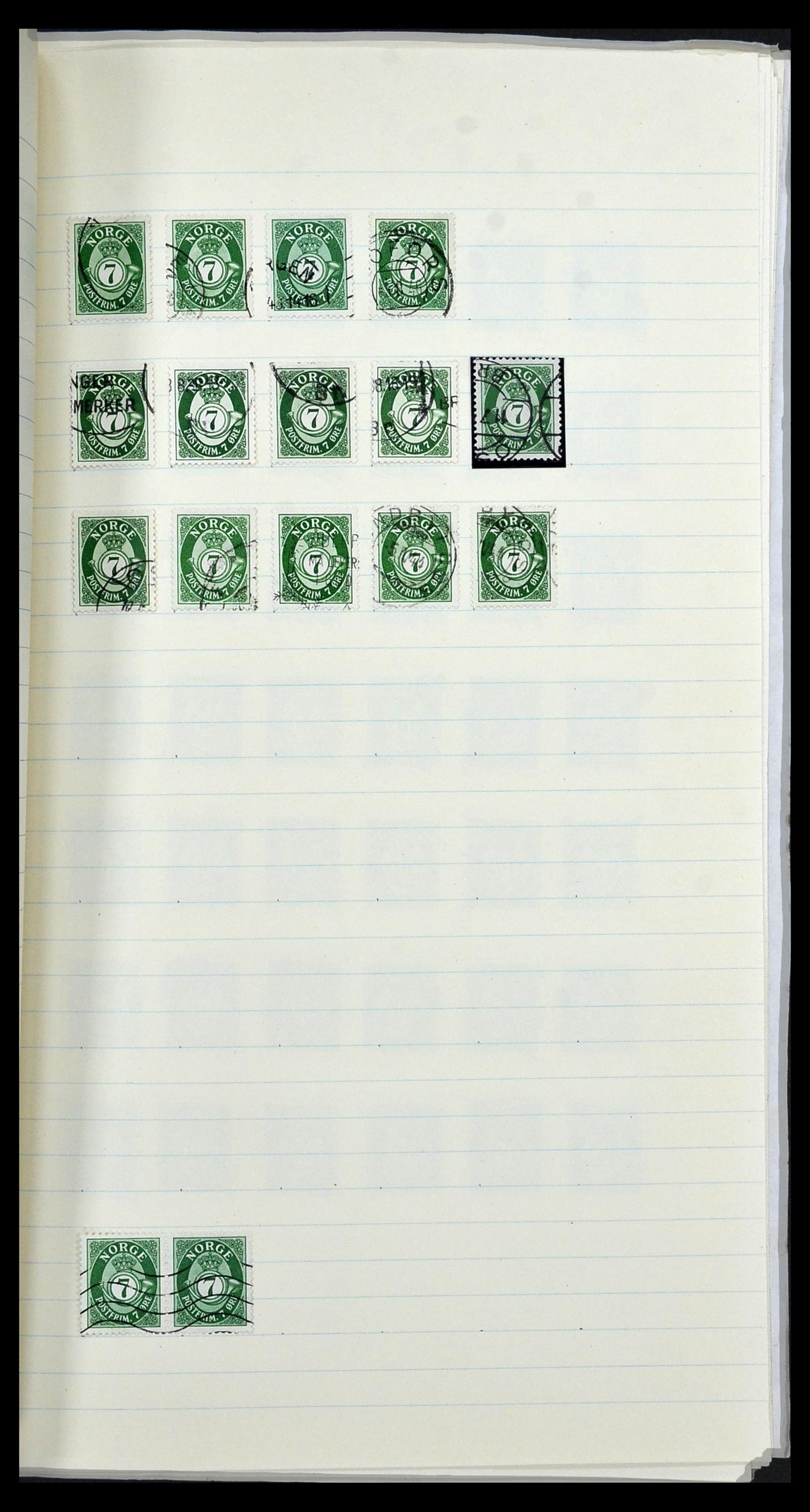 34233 043 - Postzegelverzameling 34233 Noorwegen 1856-1970.
