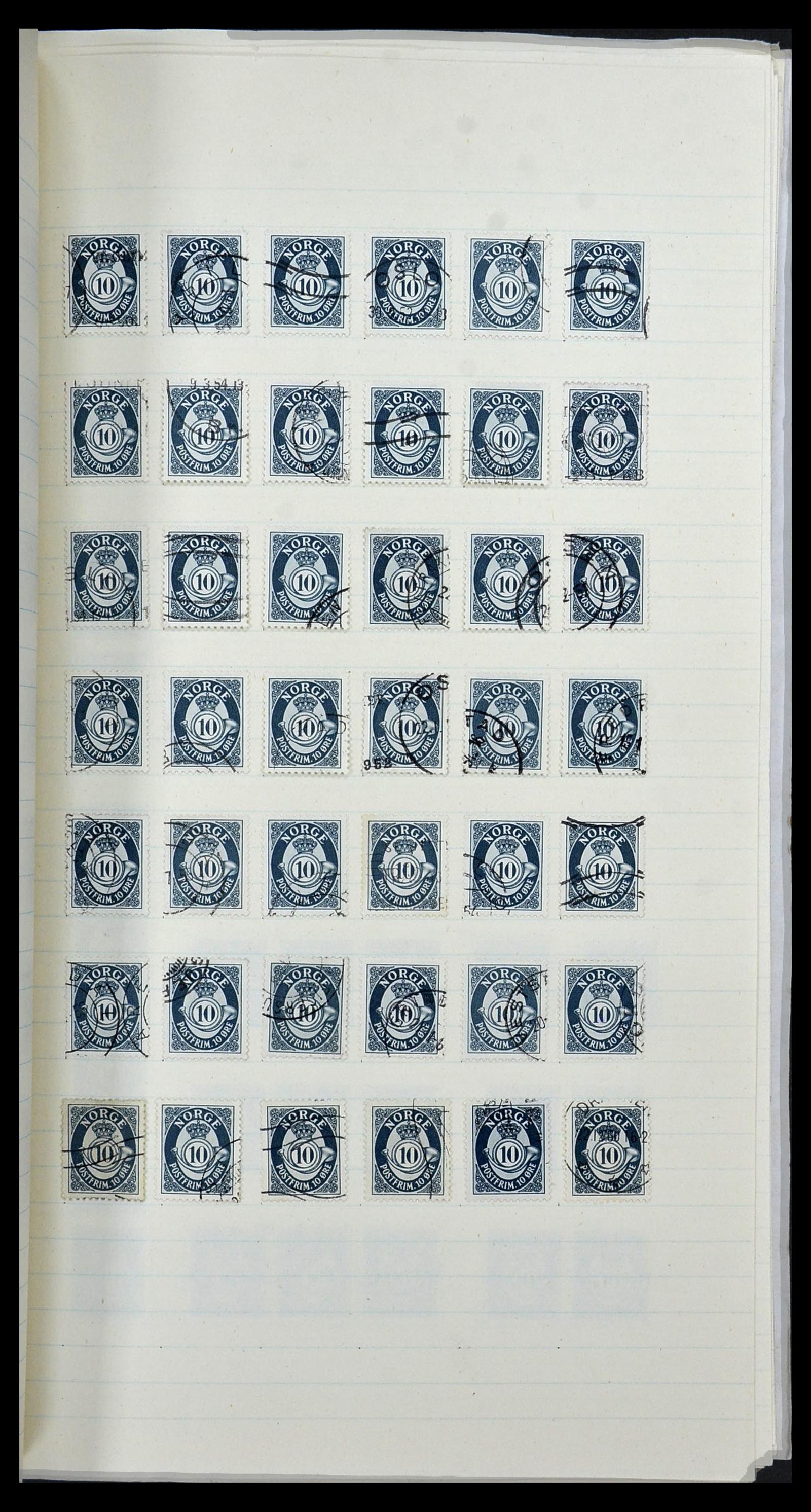 34233 044 - Postzegelverzameling 34233 Noorwegen 1856-1970.