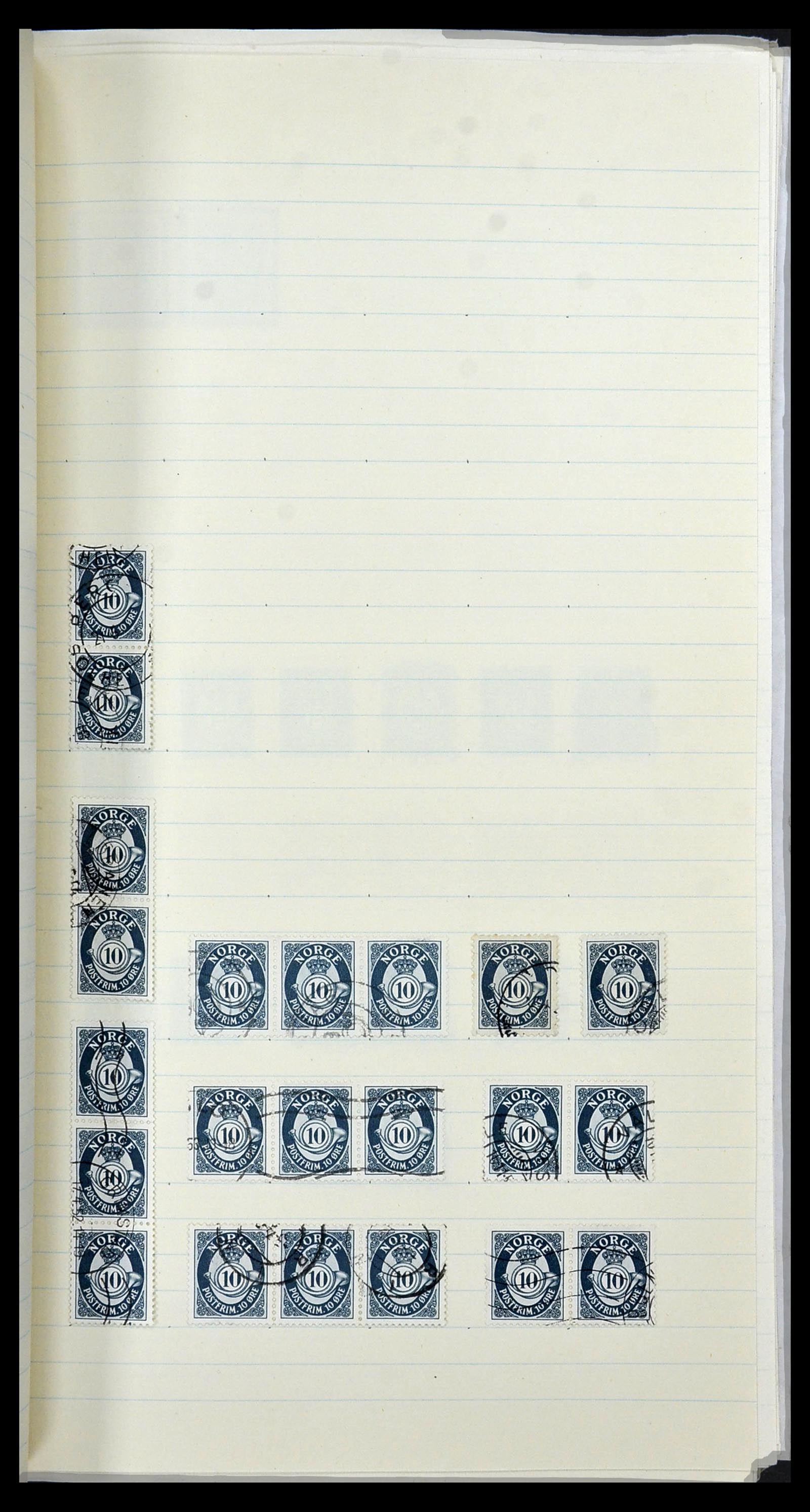 34233 045 - Postzegelverzameling 34233 Noorwegen 1856-1970.