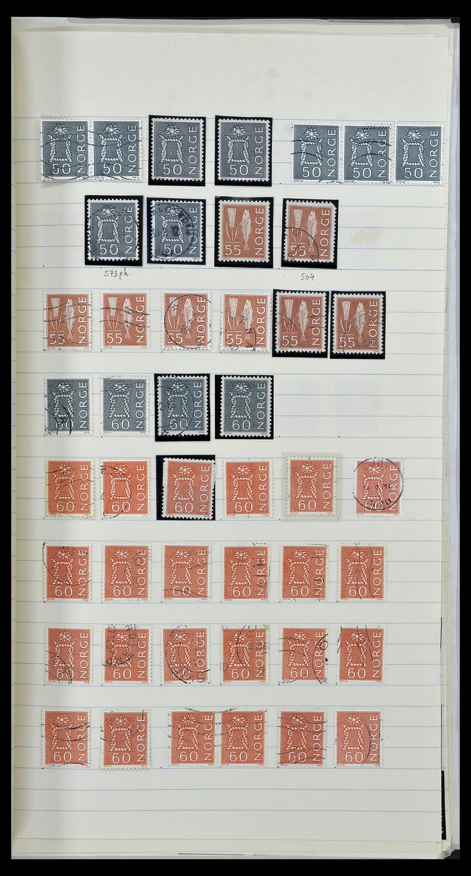 34233 062 - Stamp collection 34233 Norway 1856-1970.
