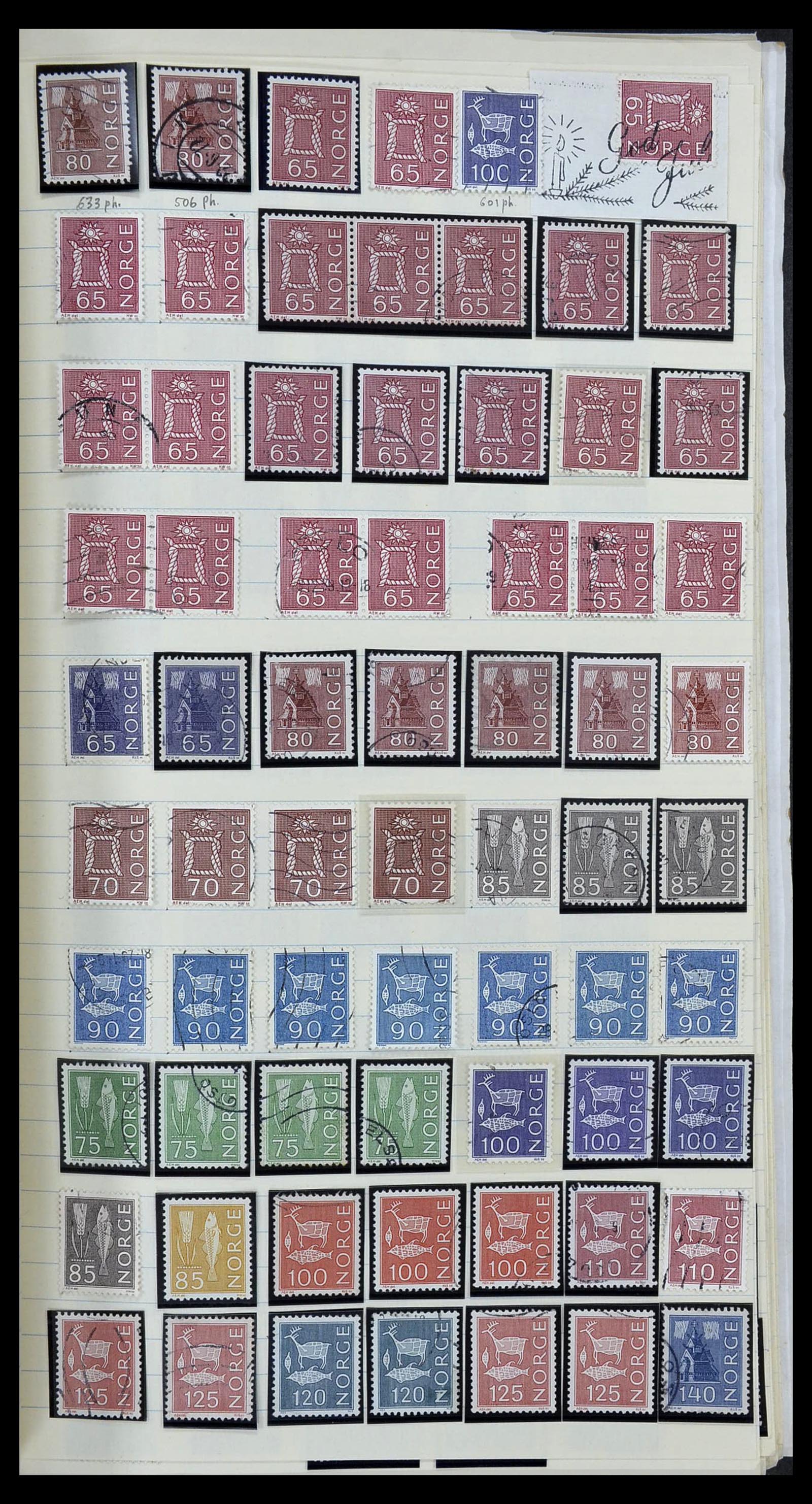 34233 065 - Stamp collection 34233 Norway 1856-1970.