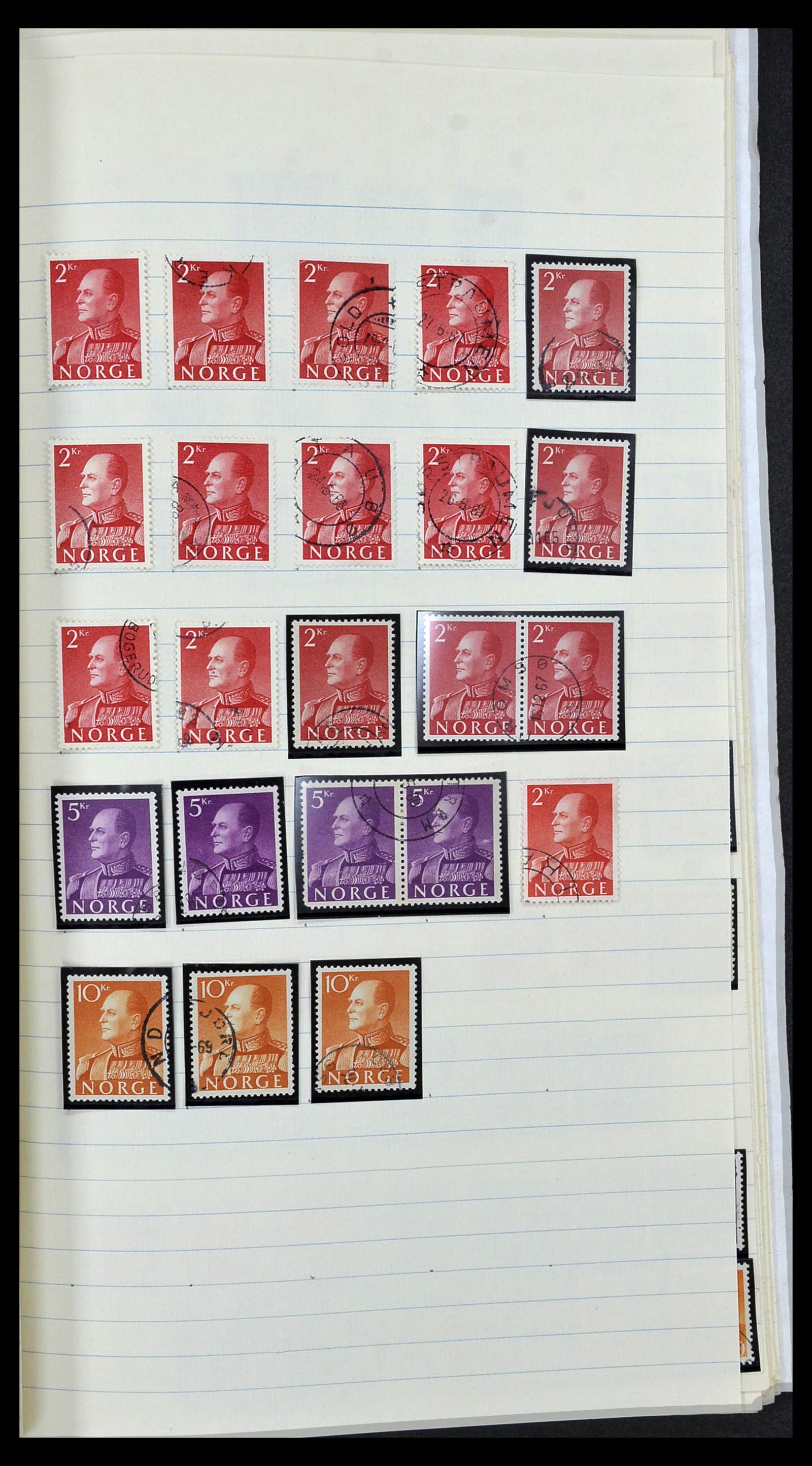 34233 067 - Stamp collection 34233 Norway 1856-1970.